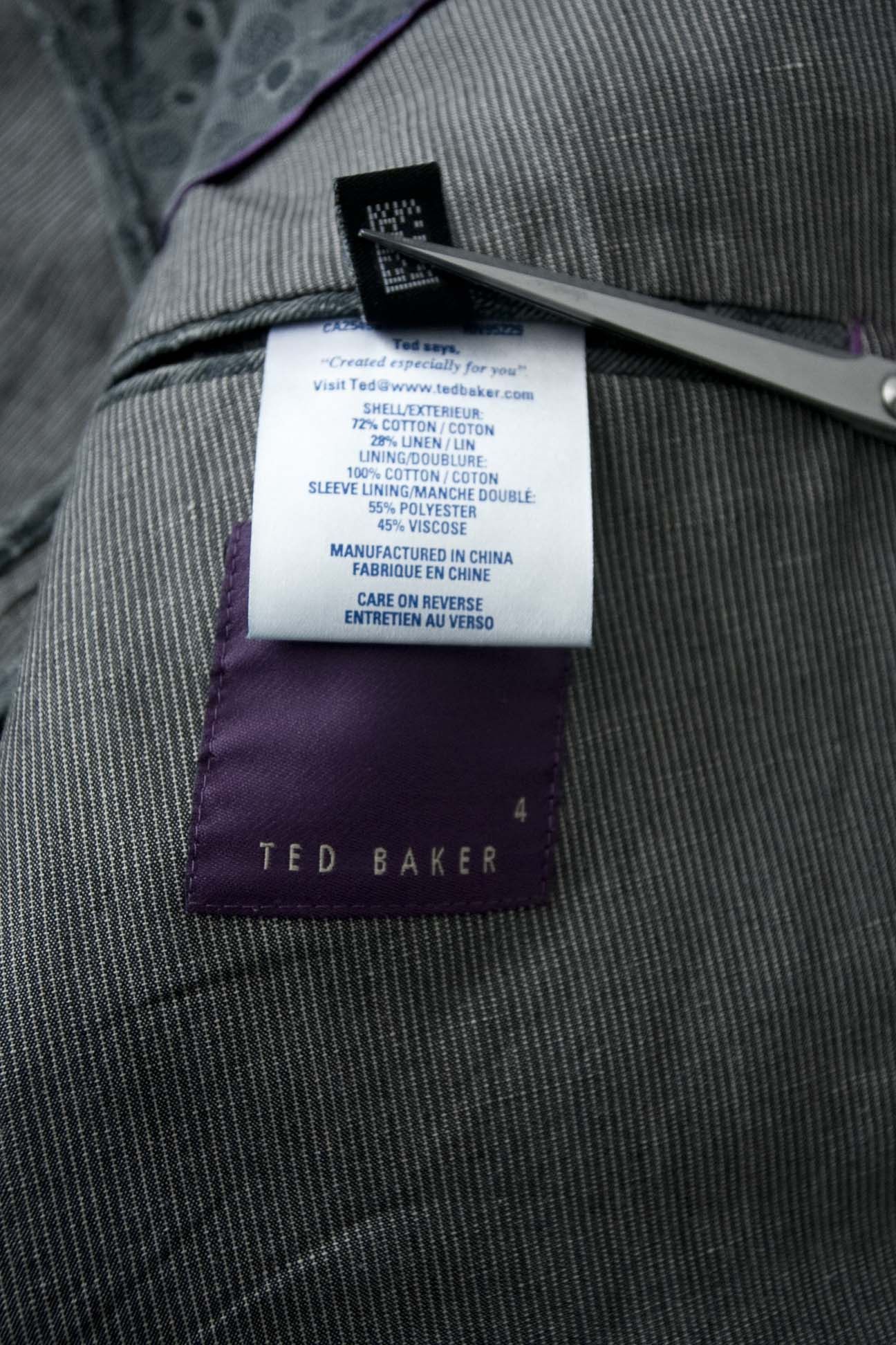 Ted Baker Ted Baker Jacket Surgeon Cuff Cotton / Linen Size 4/ 40R Size 40R - 6 Thumbnail