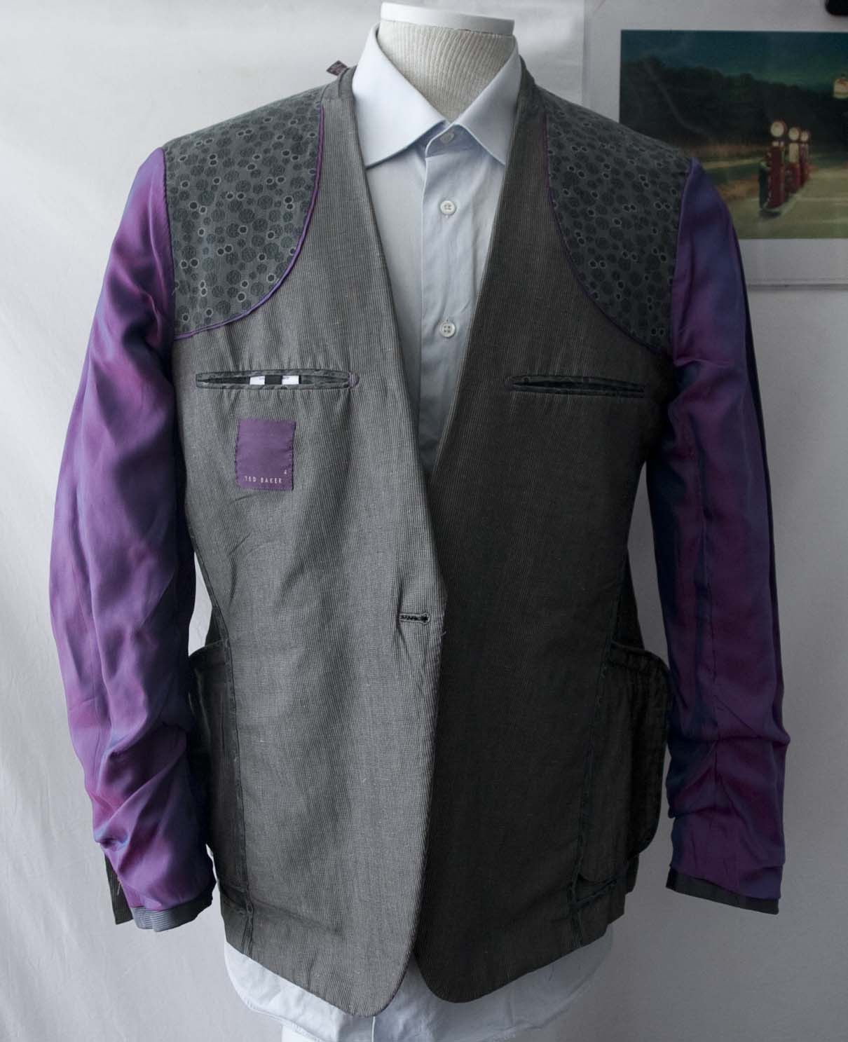 Ted Baker Ted Baker Jacket Surgeon Cuff Cotton / Linen Size 4/ 40R Size 40R - 5 Thumbnail
