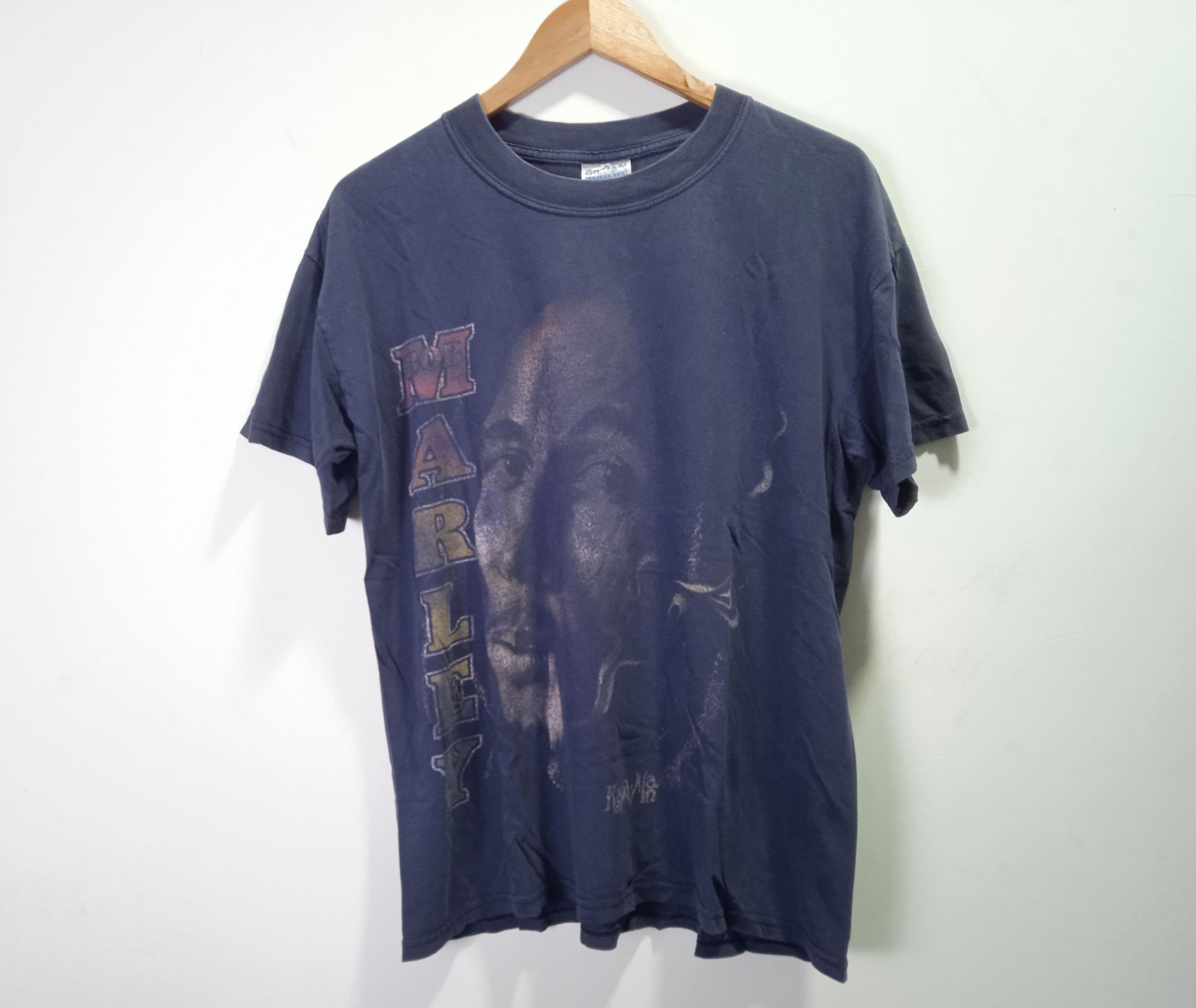 Vintage Vintage 2000s Bob Marley Rap Tees T Shirt Grunge Size US M / EU 48-50 / 2 - 1 Thumbnail