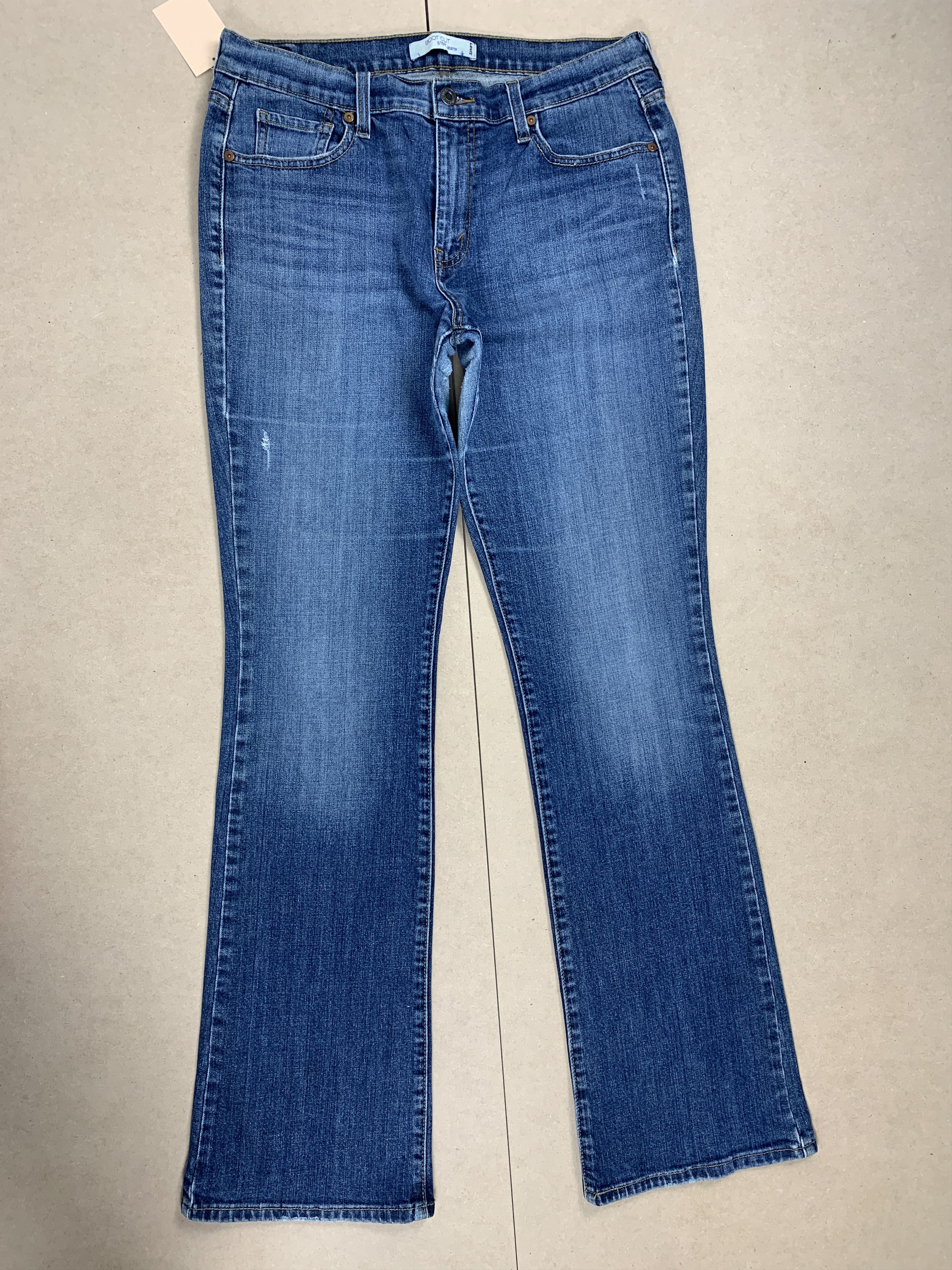 Levi's Vintage Levis 515 Flared Boot Cut Faded Blue Jeans Size 33" - 1 Thumbnail