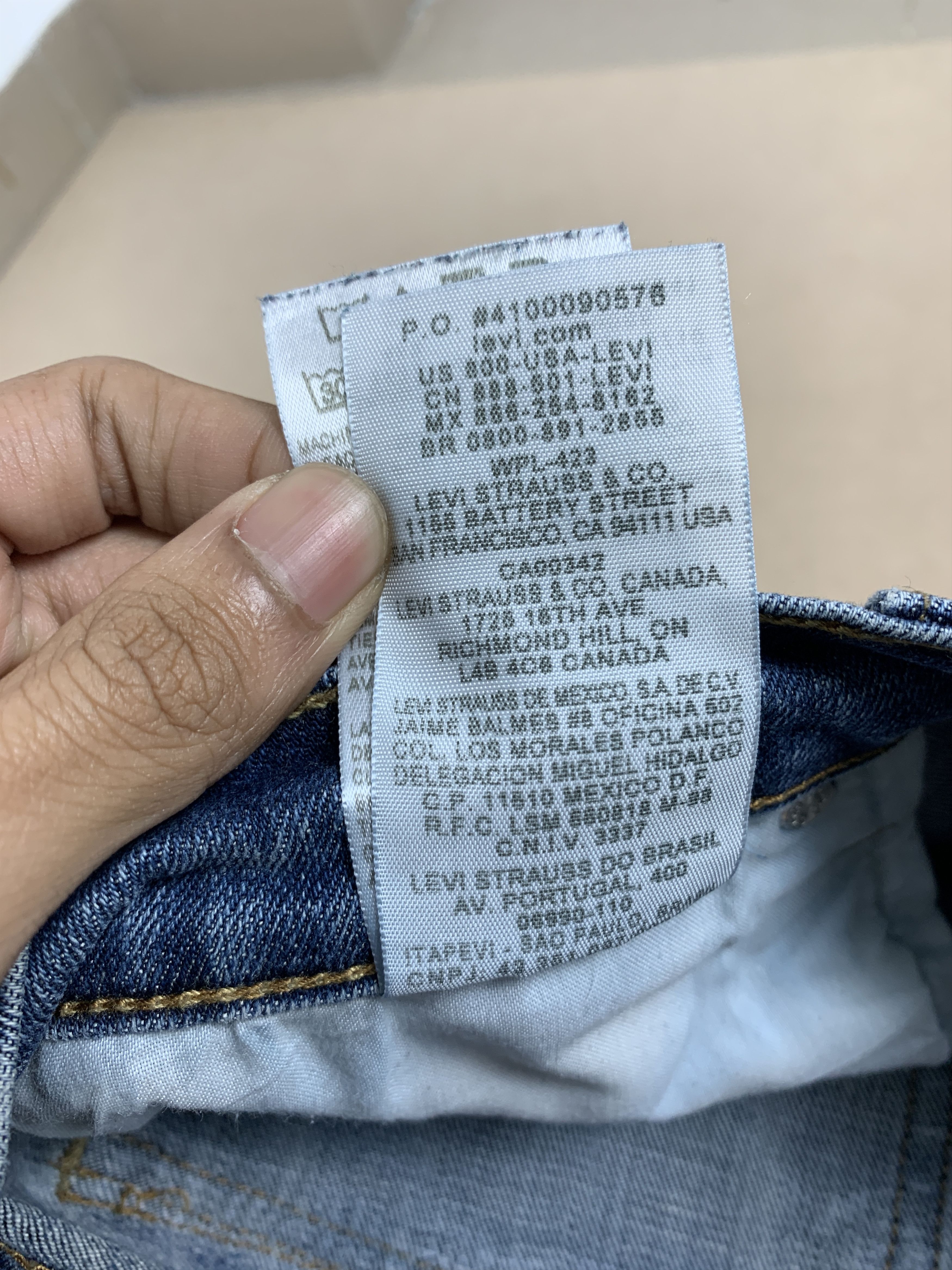 Levi's Vintage Levis 515 Flared Boot Cut Faded Blue Jeans Size 33" - 18 Thumbnail