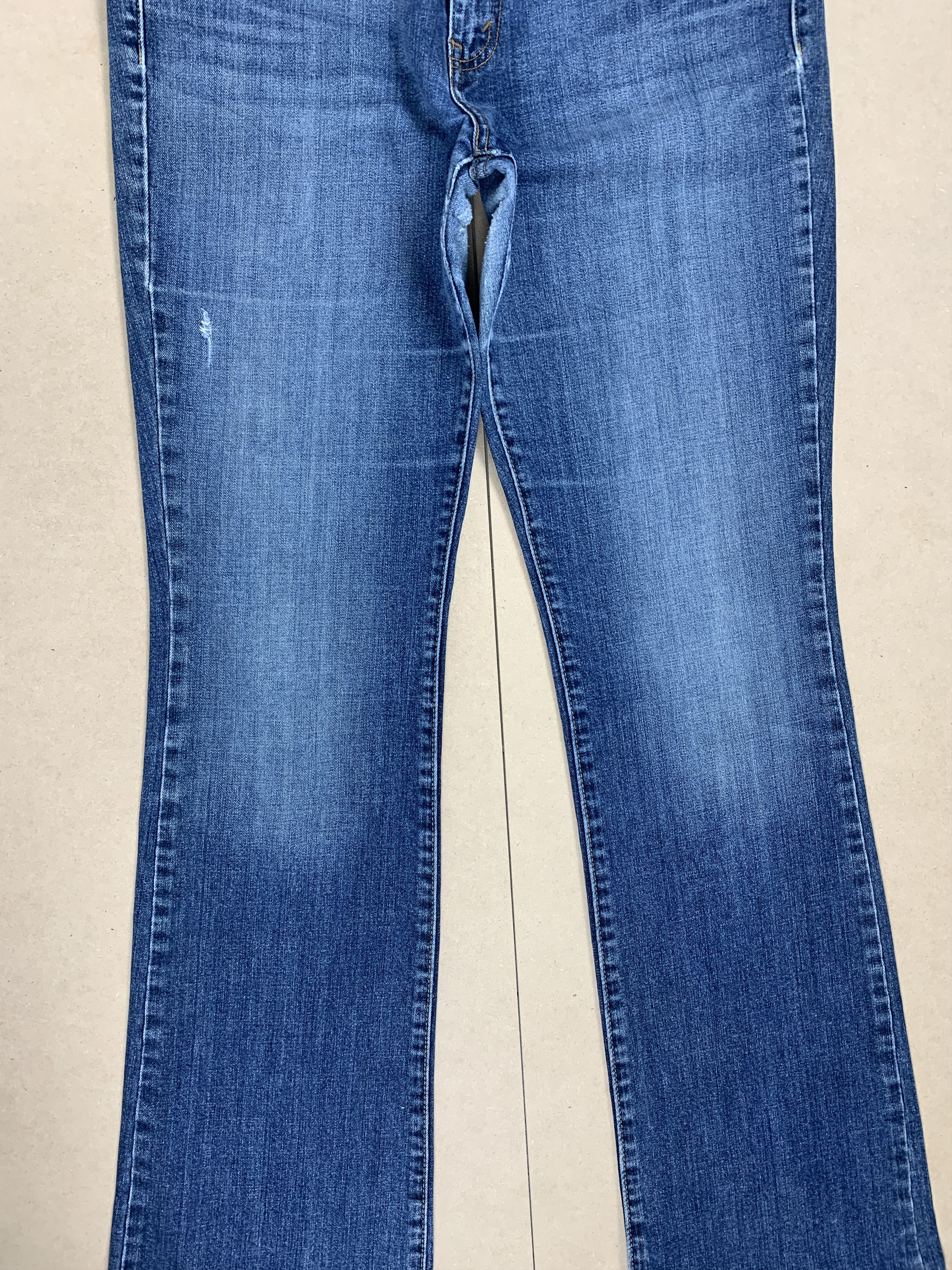 Levi's Vintage Levis 515 Flared Boot Cut Faded Blue Jeans Size 33" - 3 Thumbnail