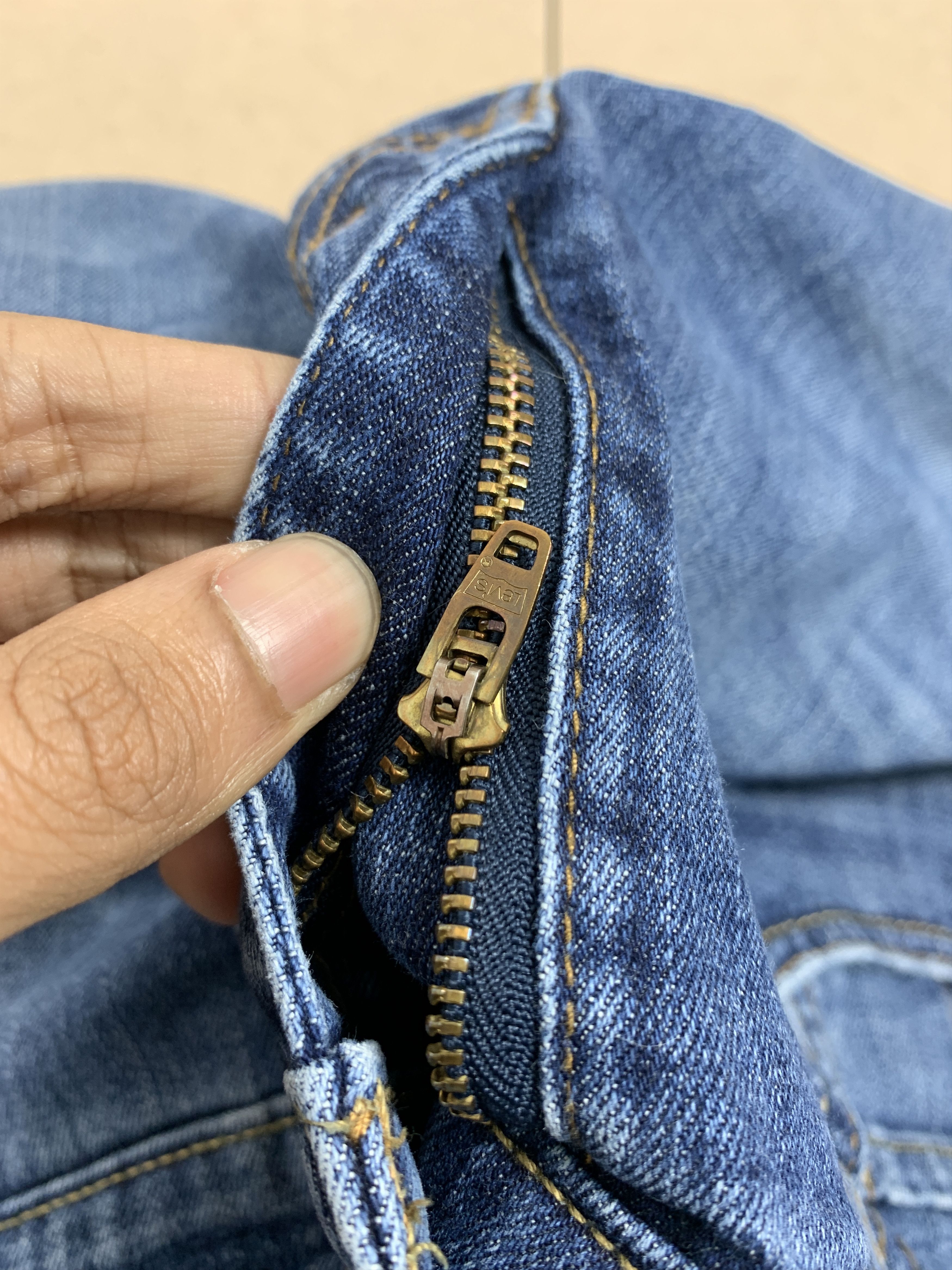 Levi's Vintage Levis 515 Flared Boot Cut Faded Blue Jeans Size 33" - 21 Thumbnail