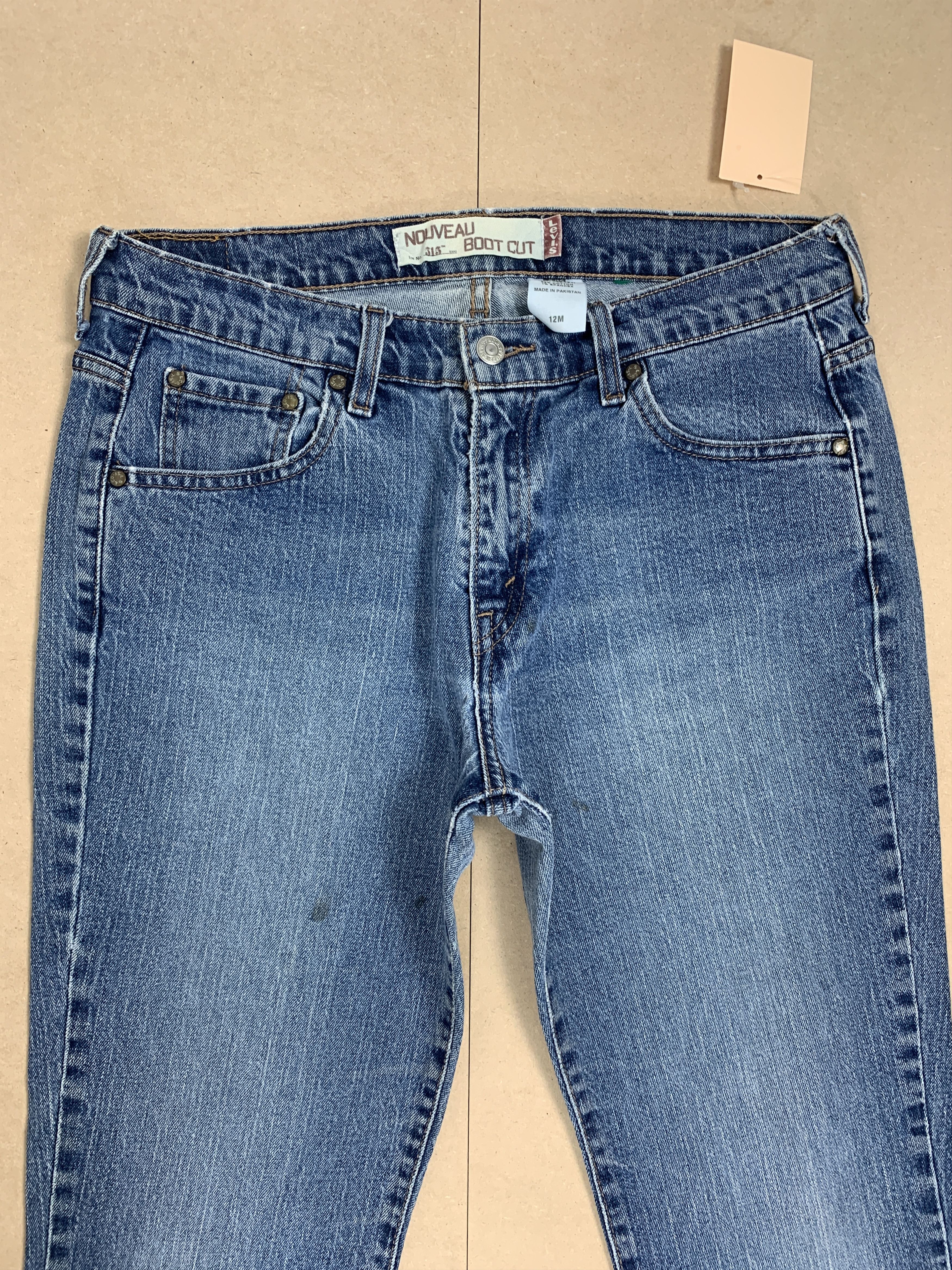 Levi's × Vintage Vintage Levis 515 Flared Bootcut Faded Blue Jeans Size US 32 / EU 48 - 2 Thumbnail