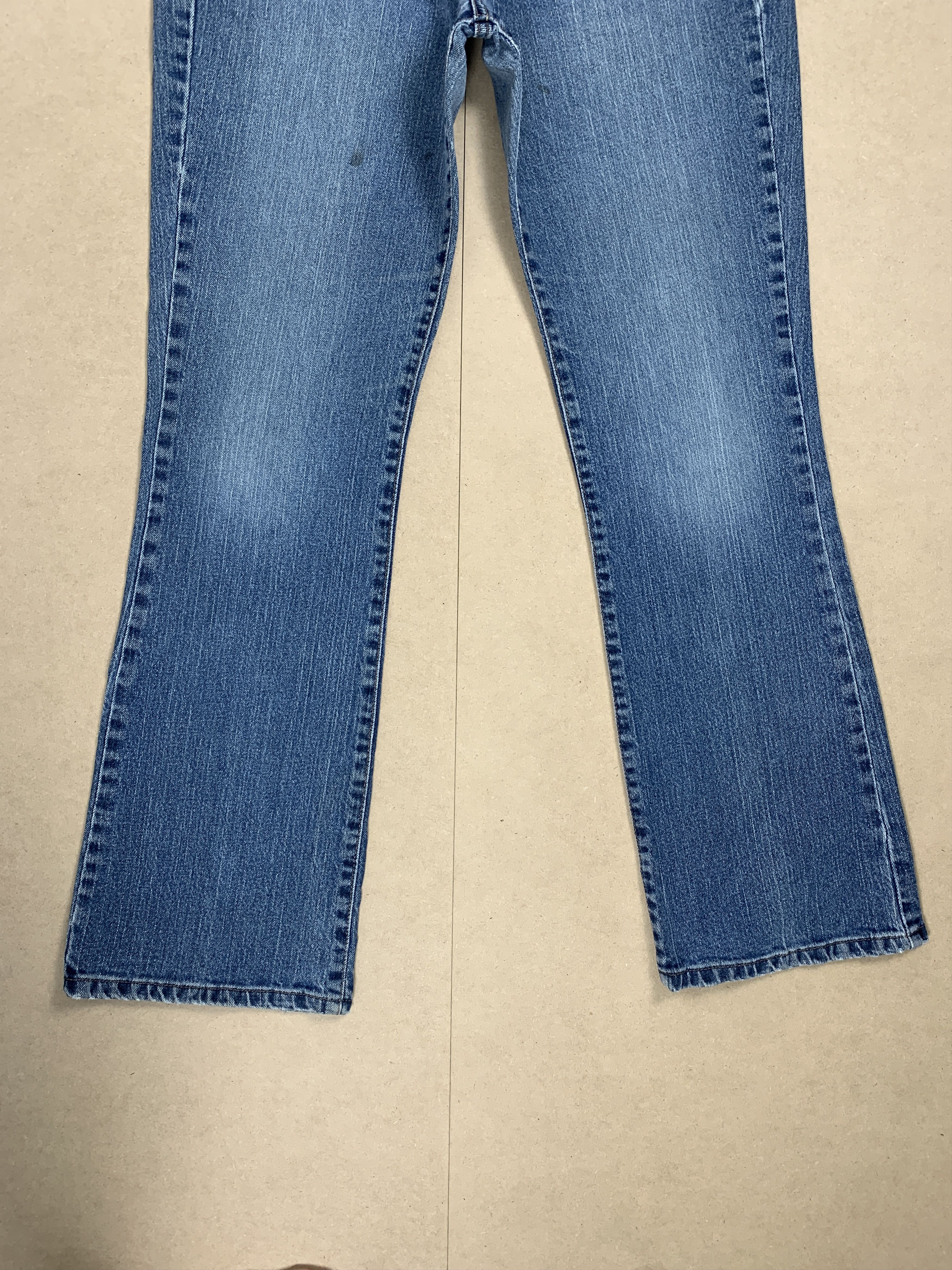 Levi's × Vintage Vintage Levis 515 Flared Bootcut Faded Blue Jeans Size US 32 / EU 48 - 3 Thumbnail