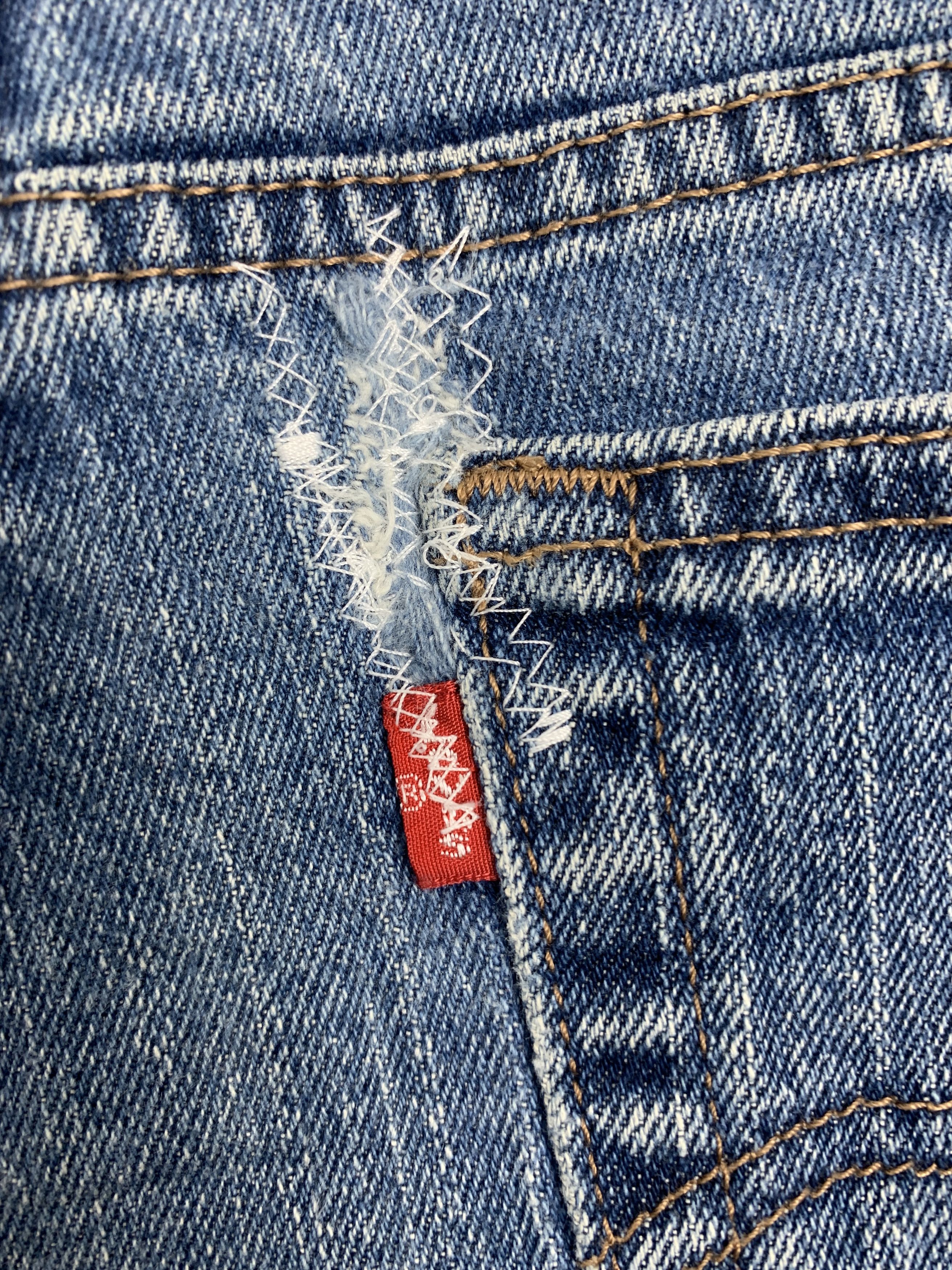 Levi's × Vintage Vintage Levis 515 Flared Bootcut Faded Blue Jeans Size US 32 / EU 48 - 9 Thumbnail