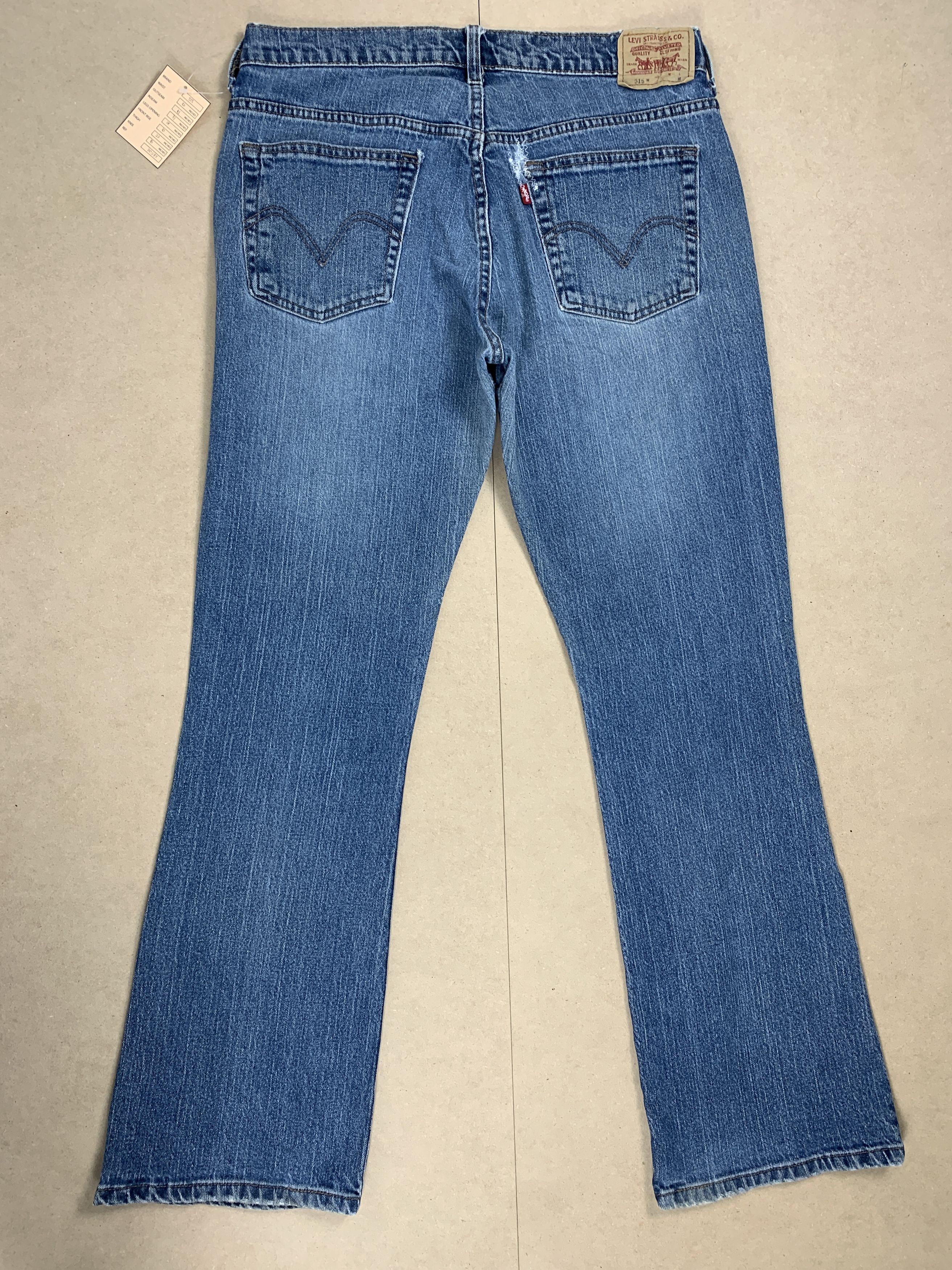 Levi's × Vintage Vintage Levis 515 Flared Bootcut Faded Blue Jeans Size US 32 / EU 48 - 6 Thumbnail