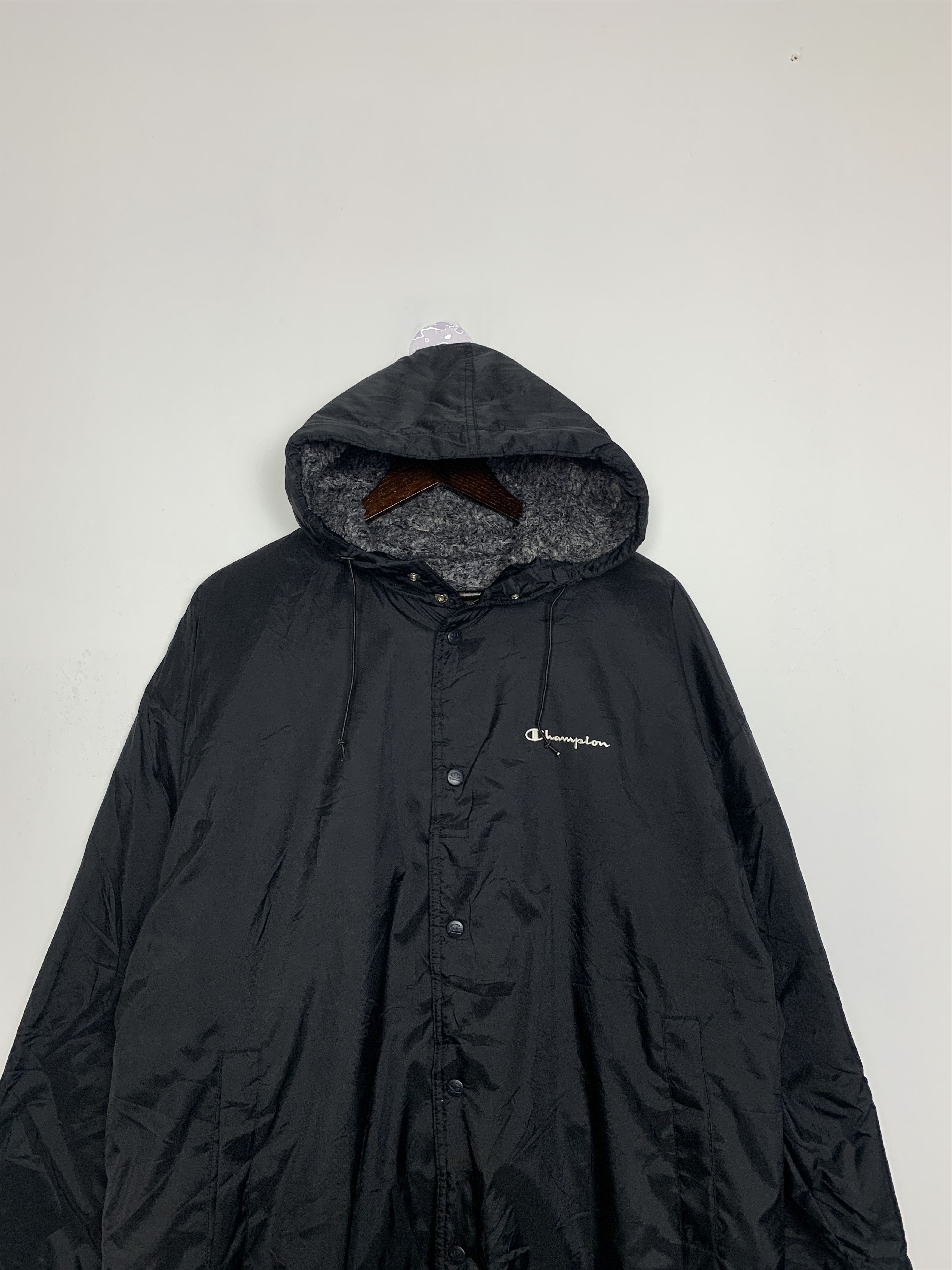 Champion Vintage CHAMPION Long Jackets Sherpa Lining J0794 Size US M / EU 48-50 / 2 - 2 Thumbnail