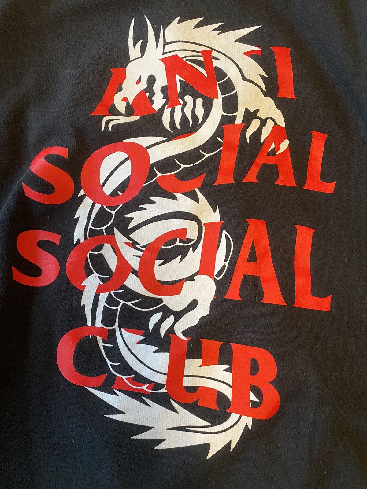 Anti Social Social Club Dragon | Grailed