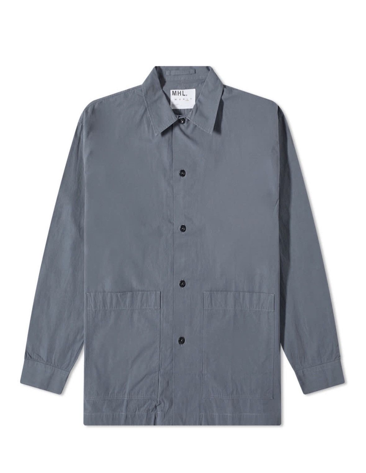 By Margaret Howell Chore Overshirt Uniform Blue Small