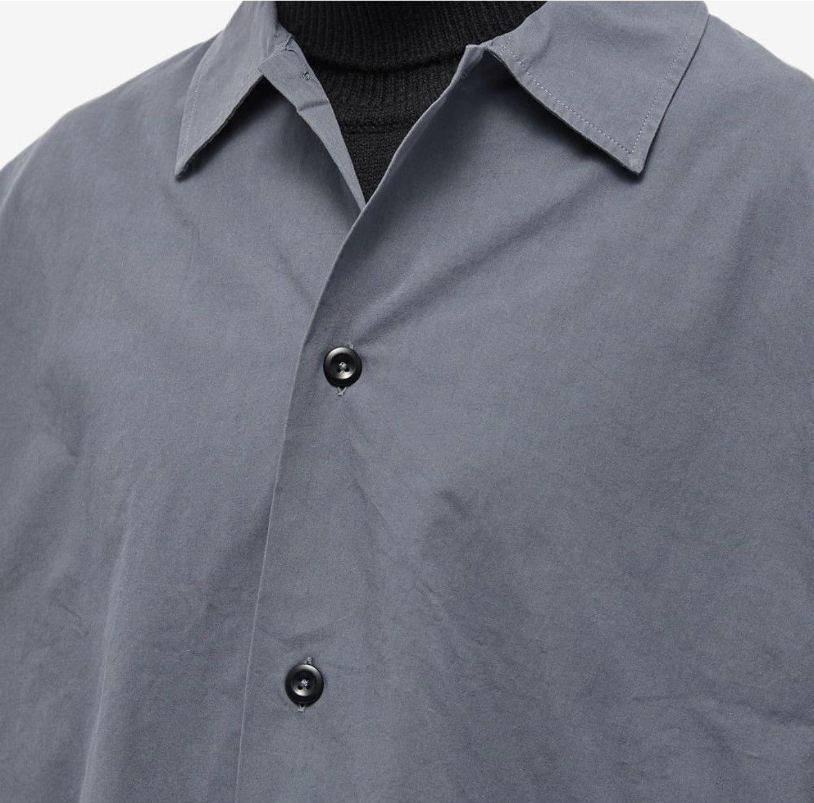 Margaret Howell MHL. By Margaret Howell Chore Overshirt Uniform Blue Small Size US S / EU 44-46 / 1 - 2 Thumbnail