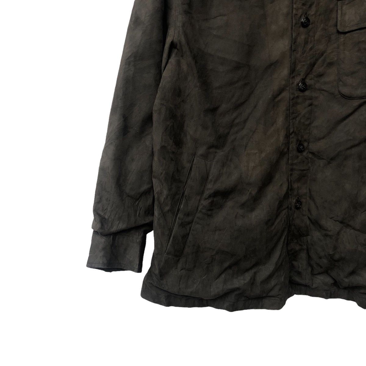Burberry BURBERRY LEATHER WAX NOVA CHECK JACKET Size US M / EU 48-50 / 2 - 5 Thumbnail