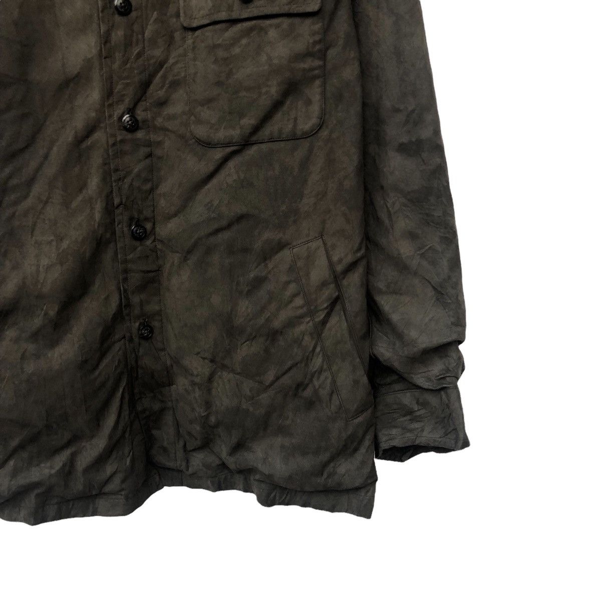 Burberry BURBERRY LEATHER WAX NOVA CHECK JACKET Size US M / EU 48-50 / 2 - 6 Thumbnail