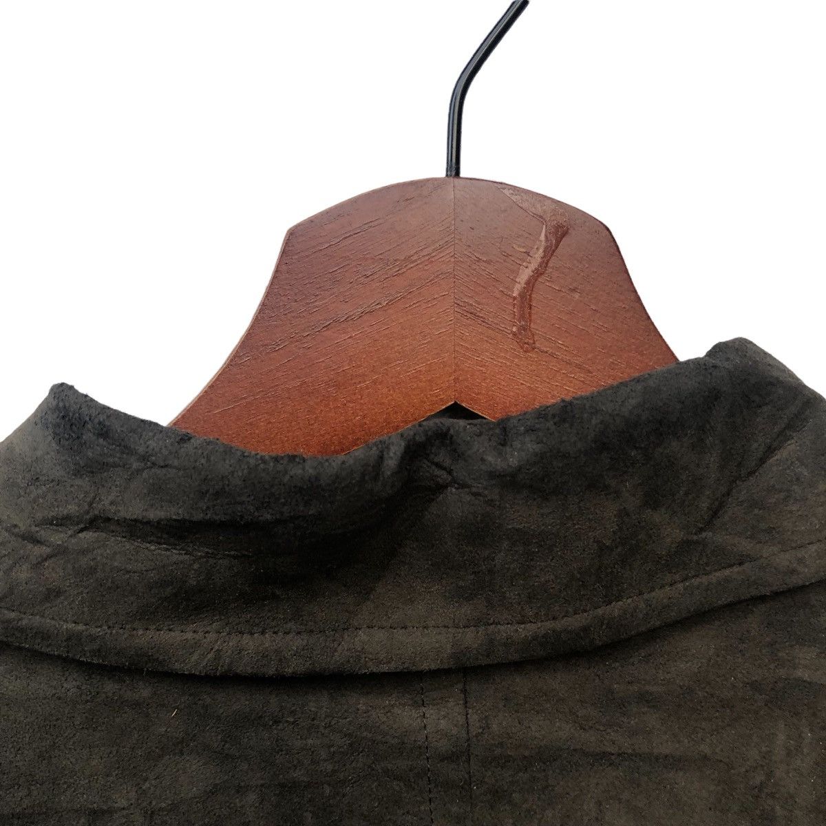 Burberry BURBERRY LEATHER WAX NOVA CHECK JACKET Size US M / EU 48-50 / 2 - 7 Thumbnail