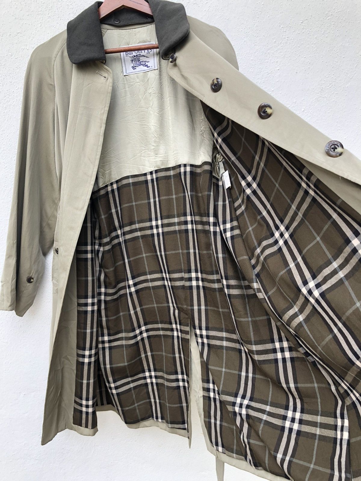 Burberry Burberry Checkered Trench Long Coat Jacket Size M / US 6-8 / IT 42-44 - 5 Thumbnail