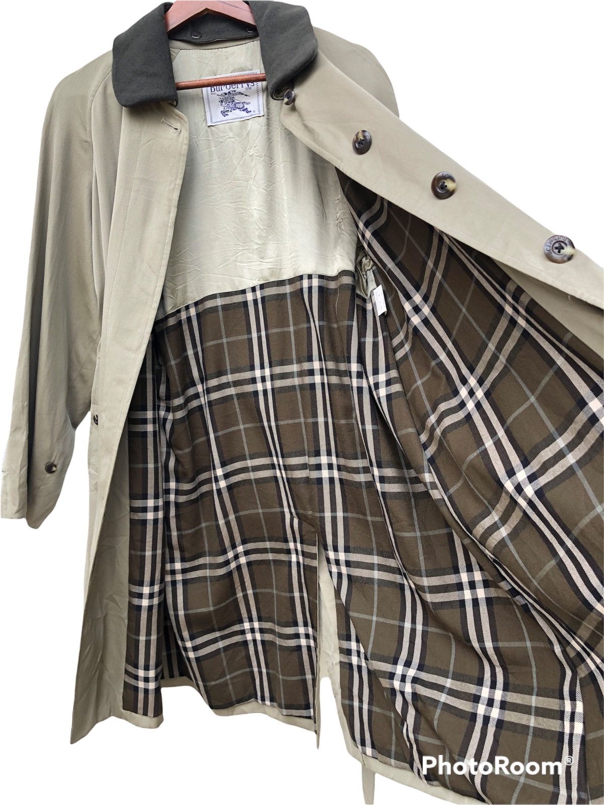 Burberry Burberry Checkered Trench Long Coat Jacket Size M / US 6-8 / IT 42-44 - 3 Thumbnail