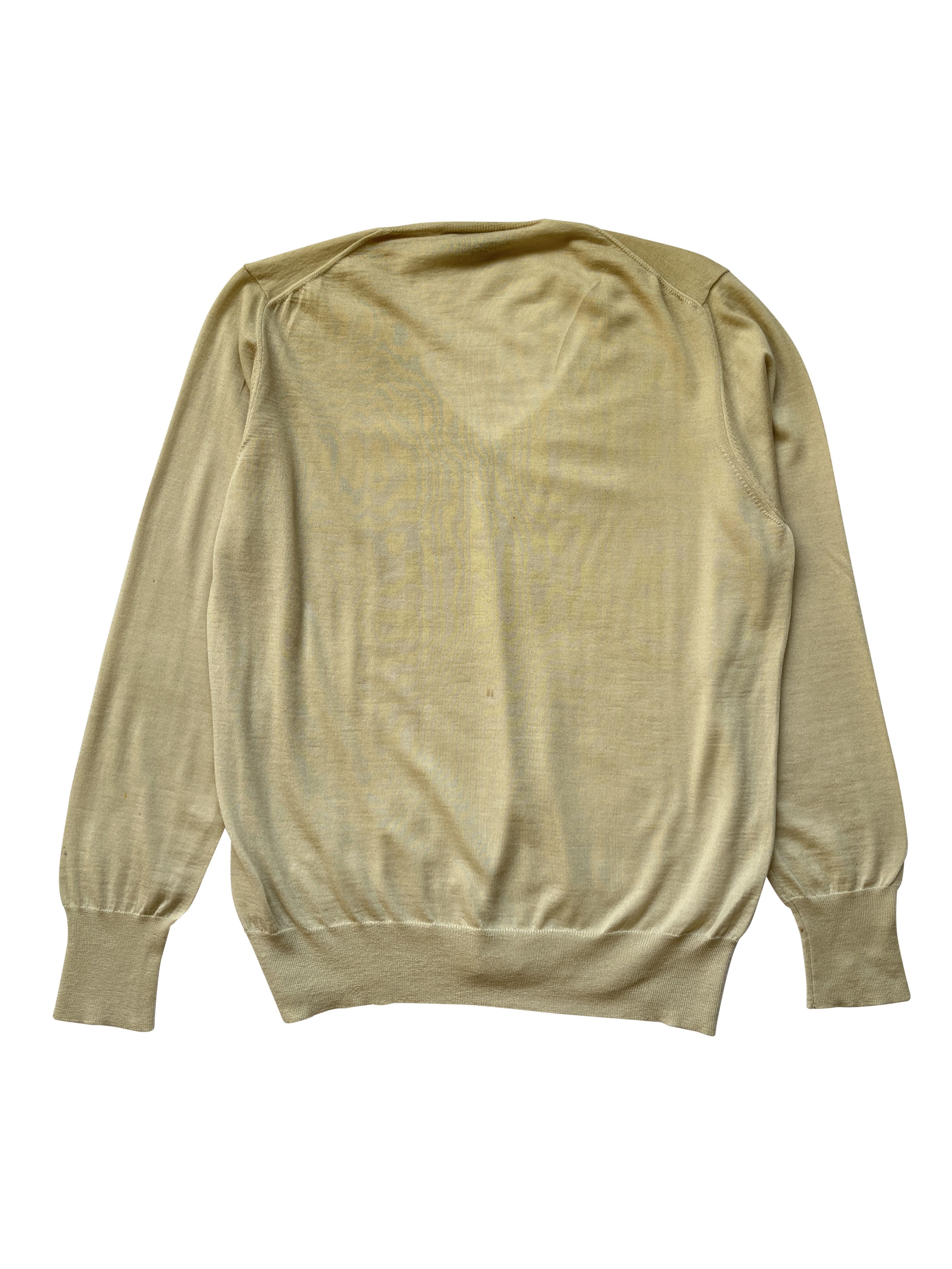 Alexander McQueen ⚡️QUICK SALE⚡️2000s' Alexander McQueen Champagne Sweater Size US L / EU 52-54 / 3 - 2 Thumbnail