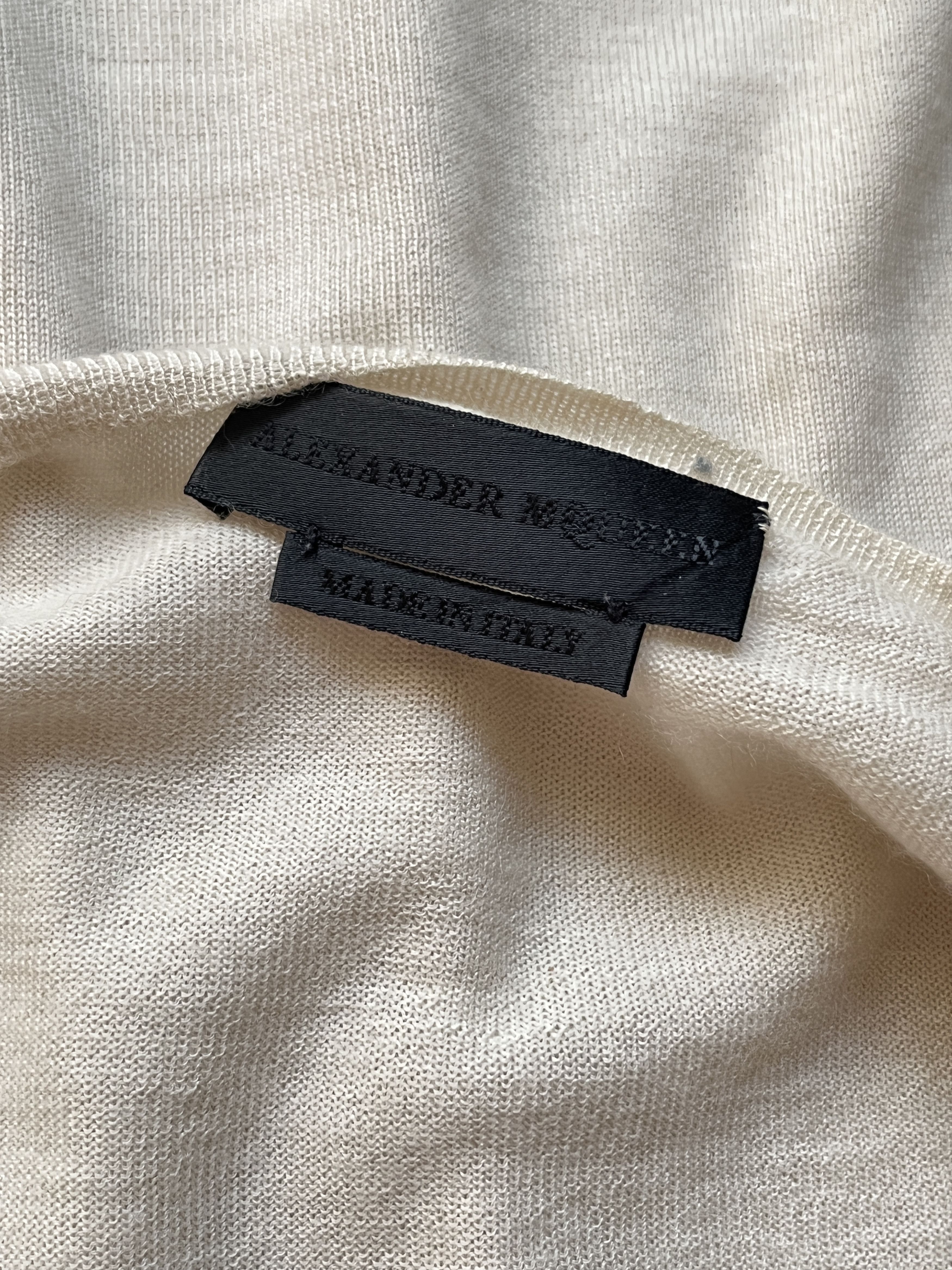 Alexander McQueen ⚡️QUICK SALE⚡️2000s' Alexander McQueen Champagne Sweater Size US L / EU 52-54 / 3 - 3 Thumbnail