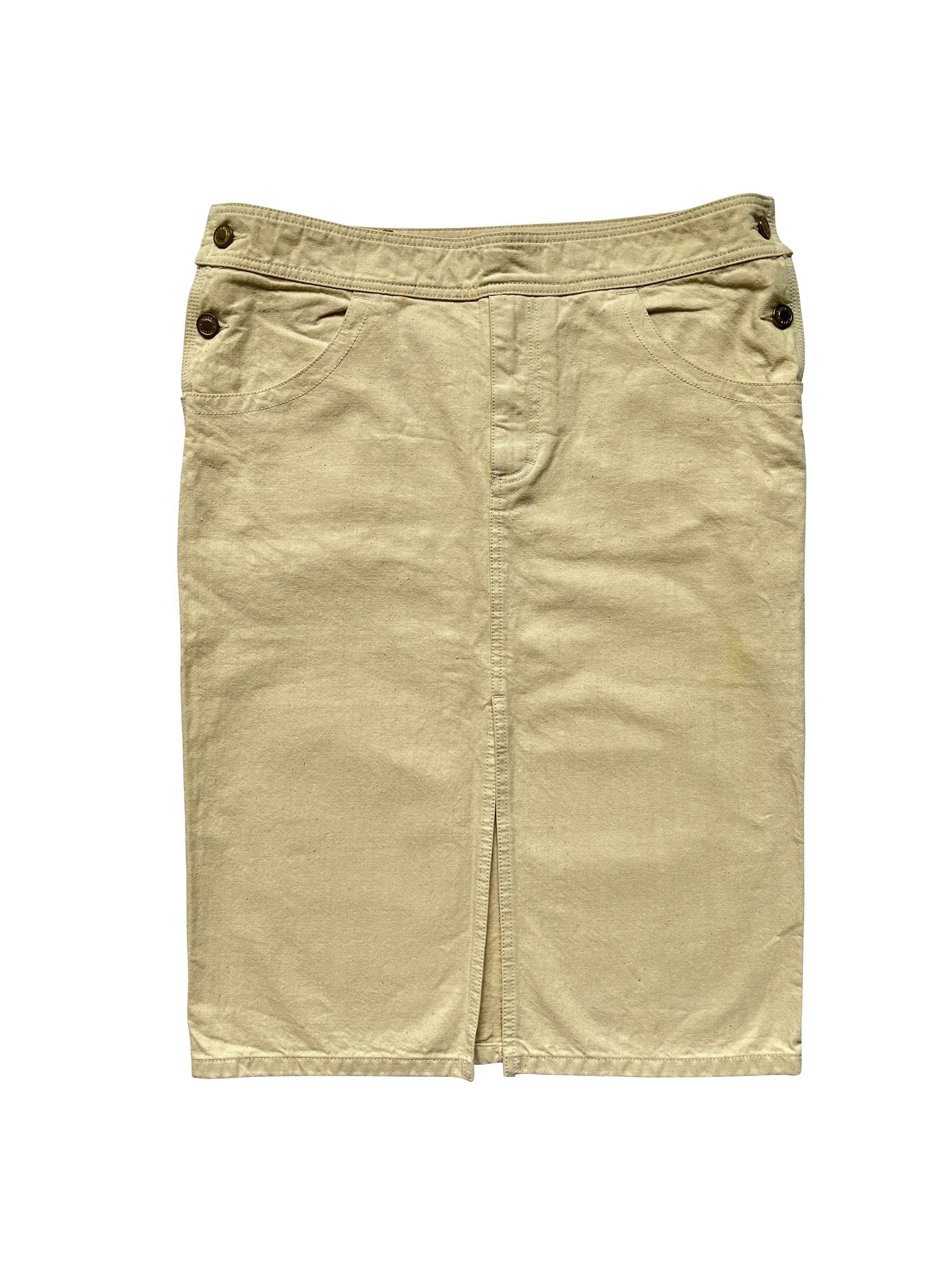 Gucci ⚡️QUICK SALE⚡️Gucci by Tom Ford Beige Skirt Size 30" / US 8 / IT 44 - 1 Thumbnail