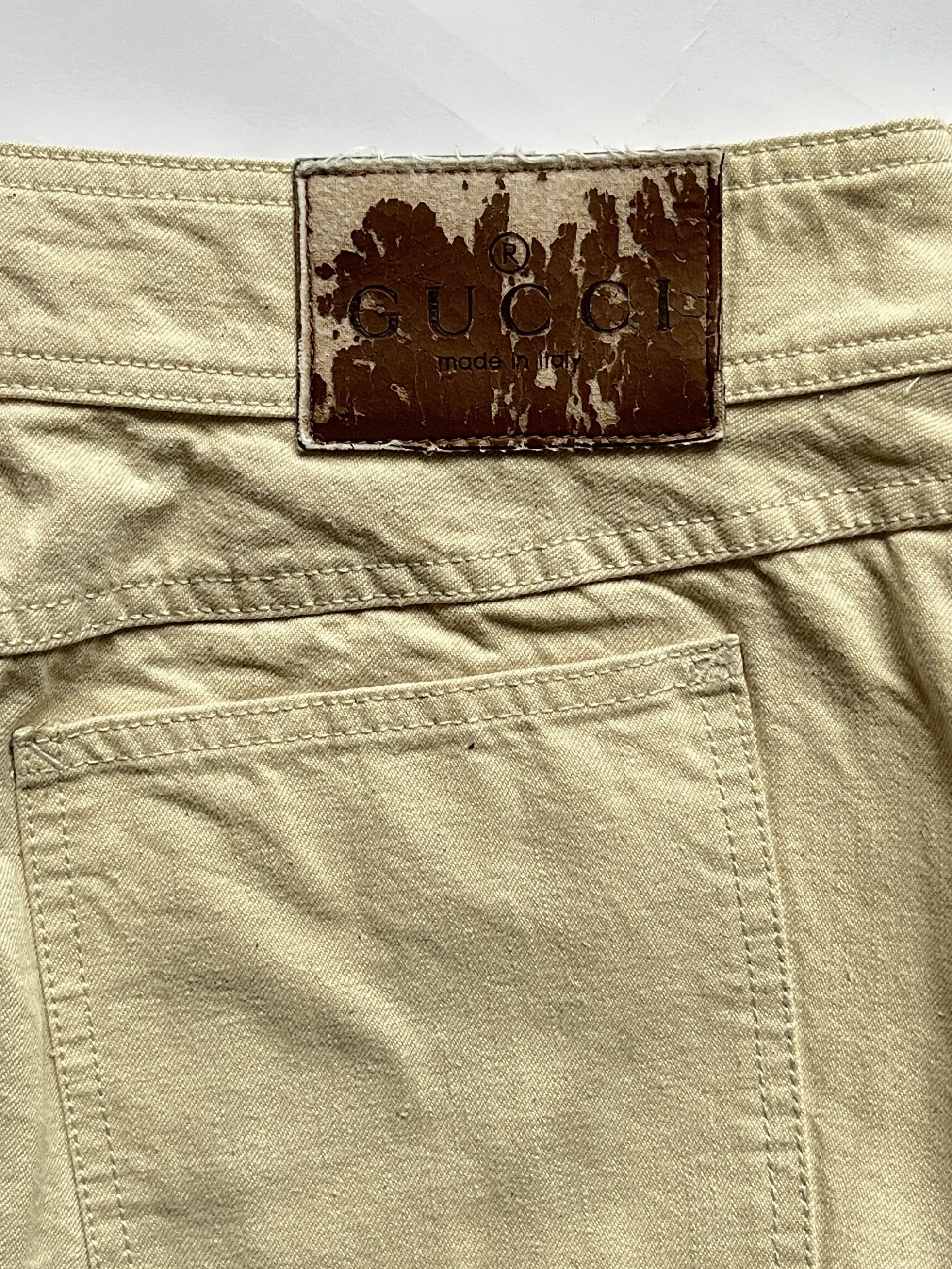 Gucci ⚡️QUICK SALE⚡️Gucci by Tom Ford Beige Skirt Size 30" / US 8 / IT 44 - 6 Thumbnail