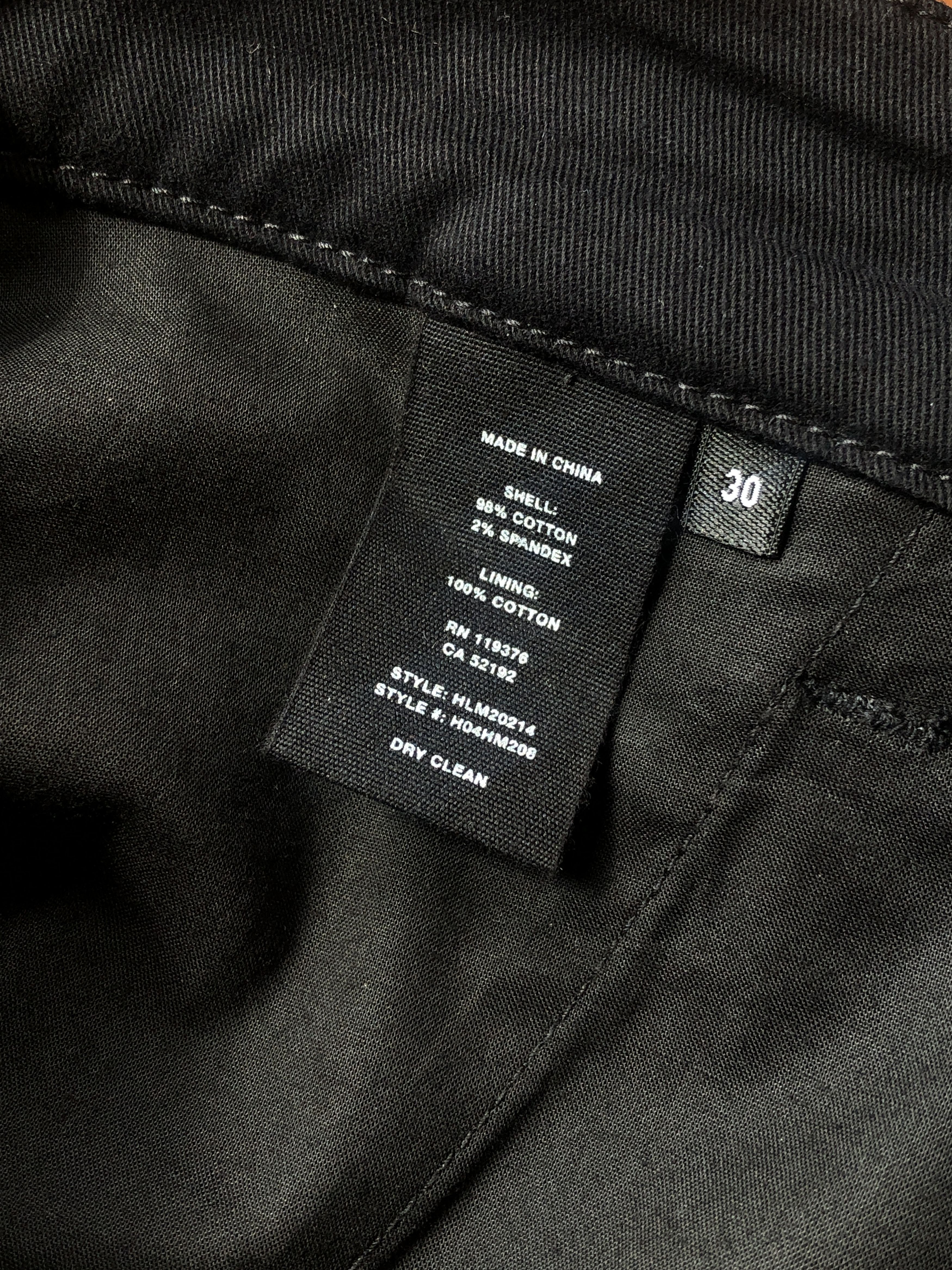 Helmut Lang ⚡️QUICK SALE⚡️Helmut Lang Cropped Black Pants Size US 30 / EU 46 - 5 Thumbnail