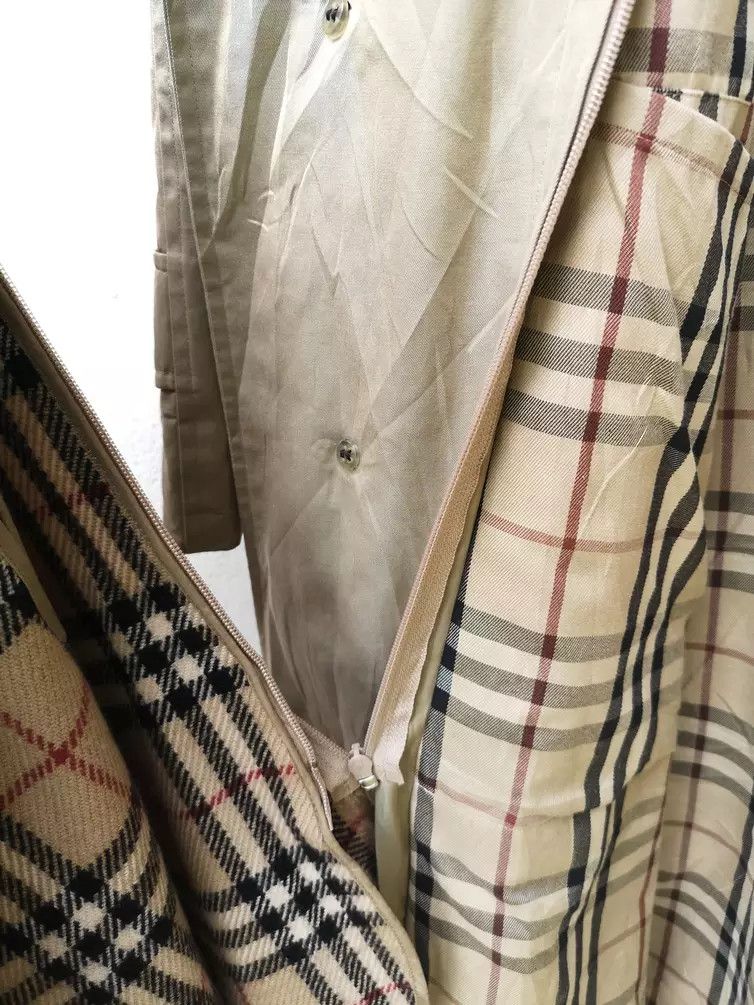 Burberry Vintage Burberry Nova Check Long Coat Jacket Size US L / EU 52-54 / 3 - 8 Thumbnail