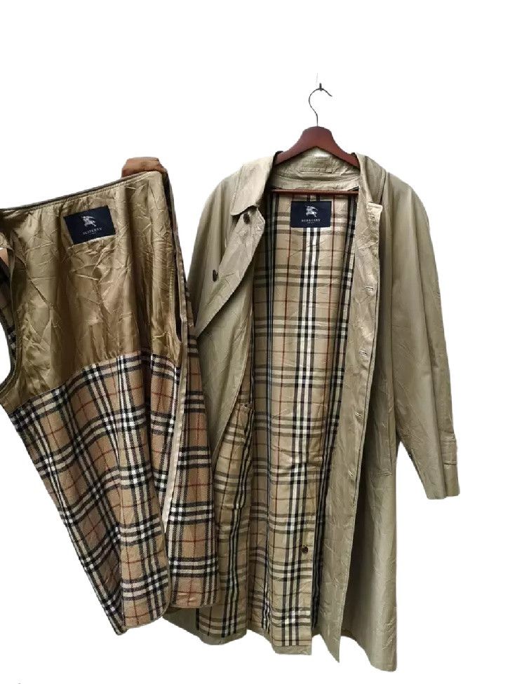 Burberry Vintage Burberry Nova Check Long Coat Jacket Size US L / EU 52-54 / 3 - 2 Thumbnail