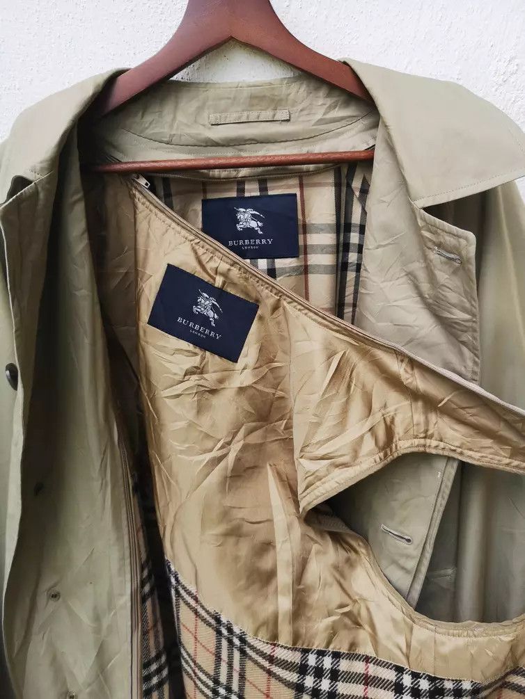 Burberry Vintage Burberry Nova Check Long Coat Jacket Size US L / EU 52-54 / 3 - 7 Thumbnail
