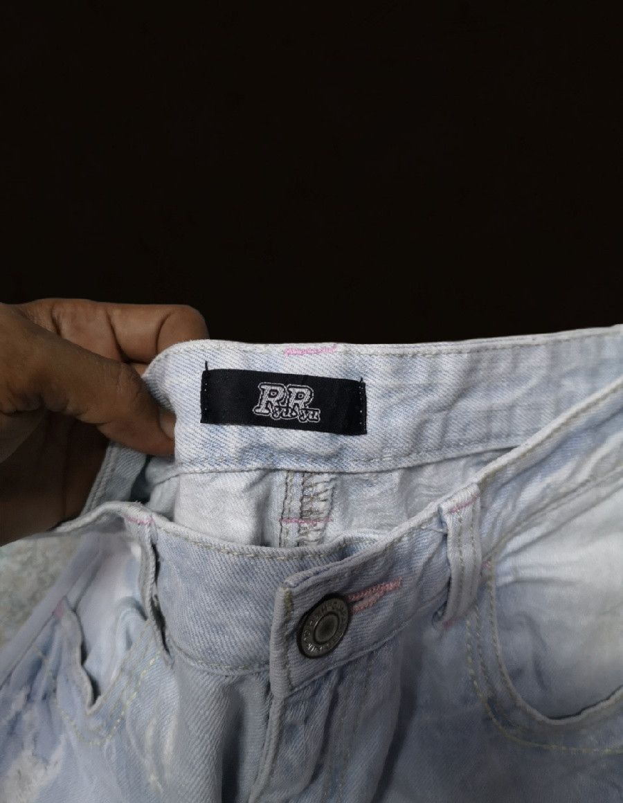 14th Addiction Japanese Brand Ryu Ryu Distressed Denim Size US 36 / EU 52 - 3 Thumbnail