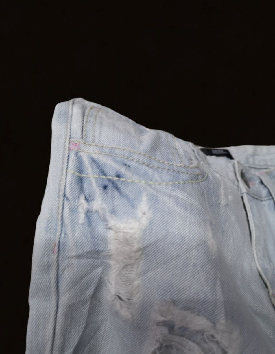 14th Addiction Japanese Brand Ryu Ryu Distressed Denim Size US 36 / EU 52 - 4 Thumbnail