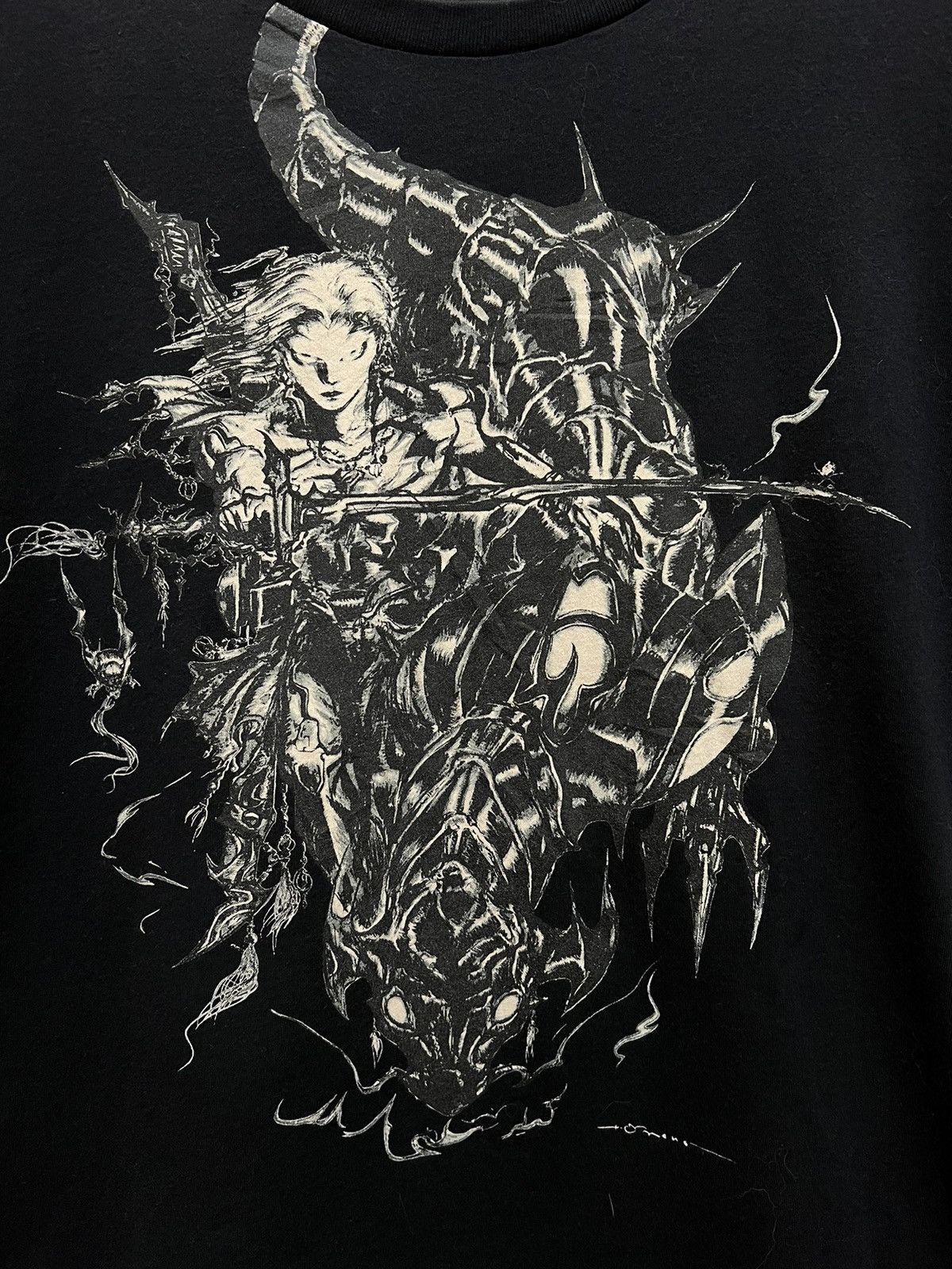 Anime × Japanese Brand × Vintage Vintage Yoshitaka Amano Final Fantasy Creative Award Tee Size US M / EU 48-50 / 2 - 2 Thumbnail