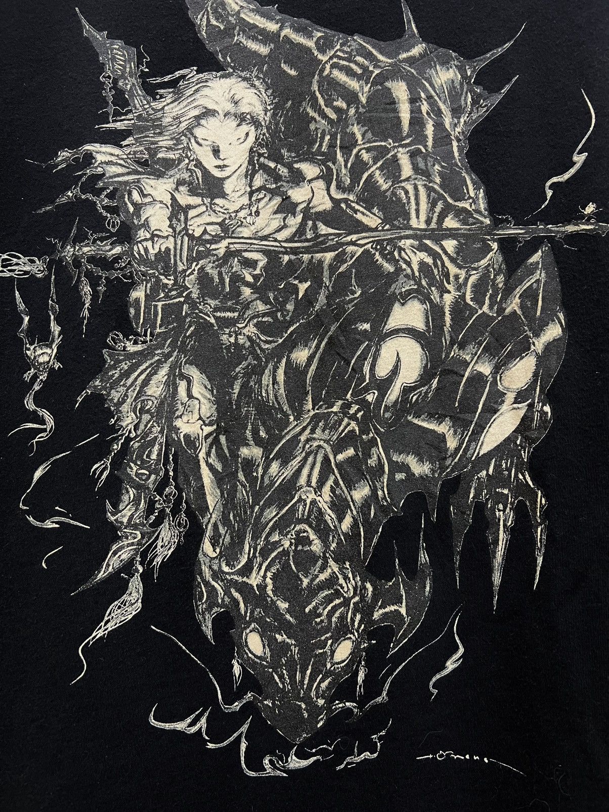 Anime × Japanese Brand × Vintage Vintage Yoshitaka Amano Final Fantasy Creative Award Tee Size US M / EU 48-50 / 2 - 3 Thumbnail