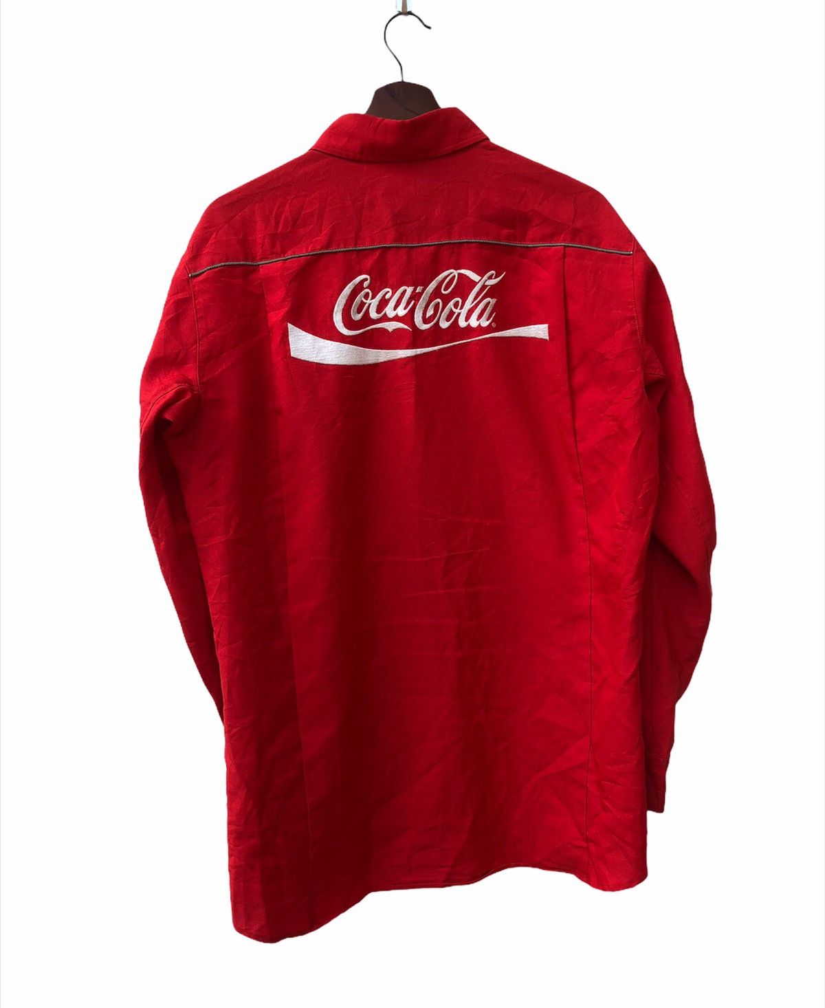 Coca Cola 🧨OFFER Coca Cola Workwear Japan Long sleeve Button Up Size US L / EU 52-54 / 3 - 2 Thumbnail