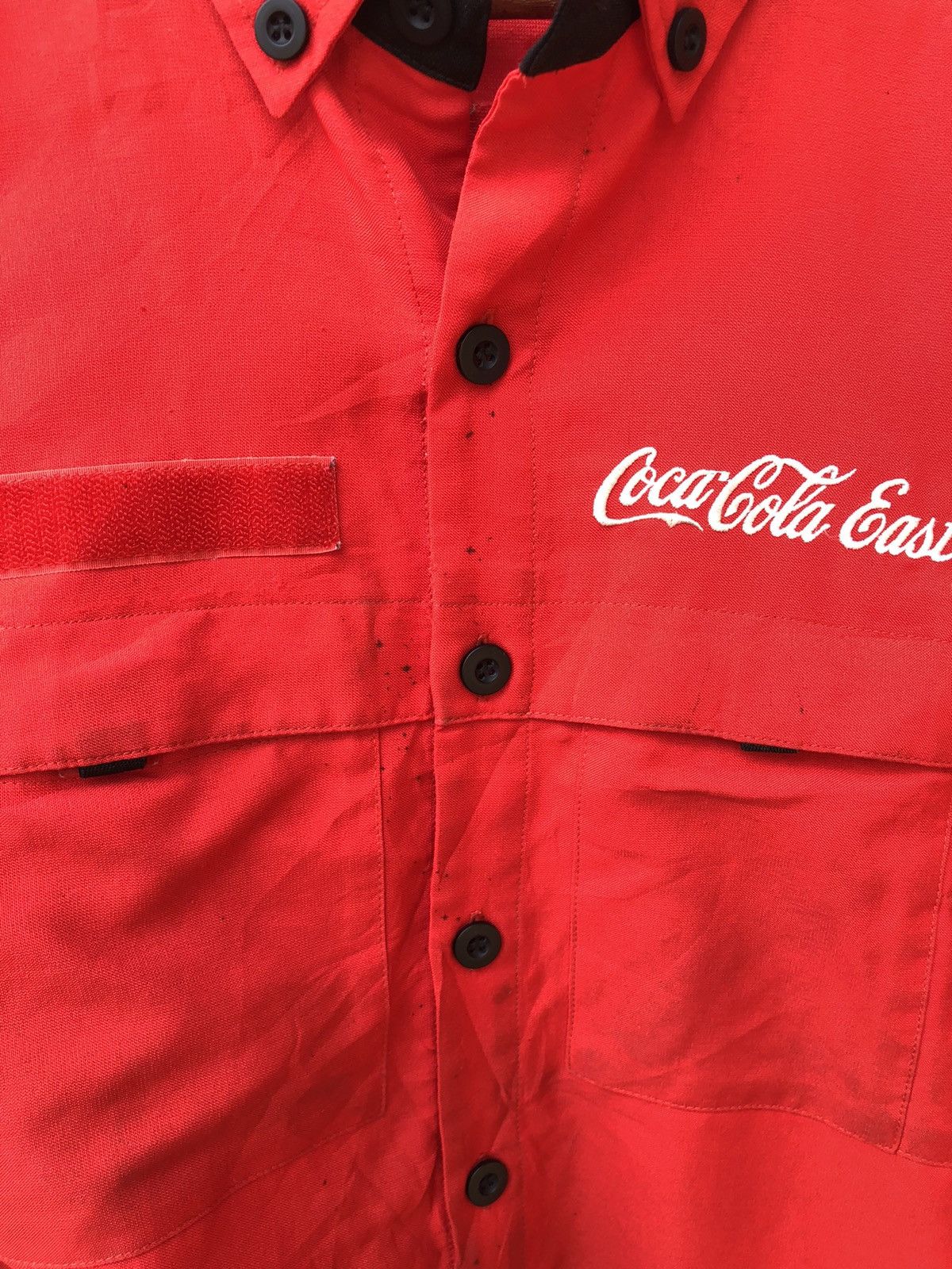 Coca Cola 🧨OFFER Coca Cola Workwear Japan Long sleeve Button Up Size US L / EU 52-54 / 3 - 4 Thumbnail