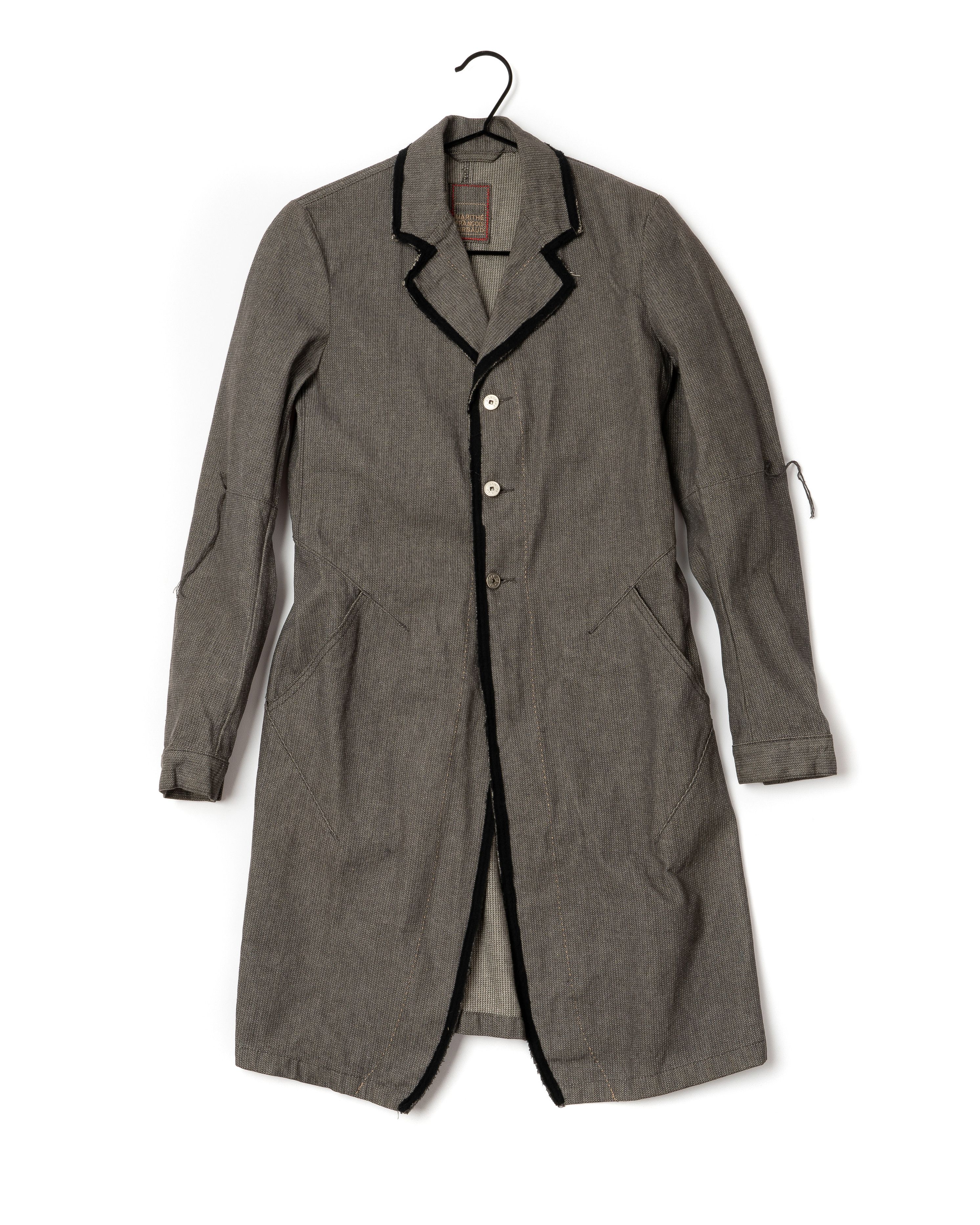 Vintage 📌MARITHÉ & FRANÇOIS GIRBAUD Womens Grey Coat | Grailed
