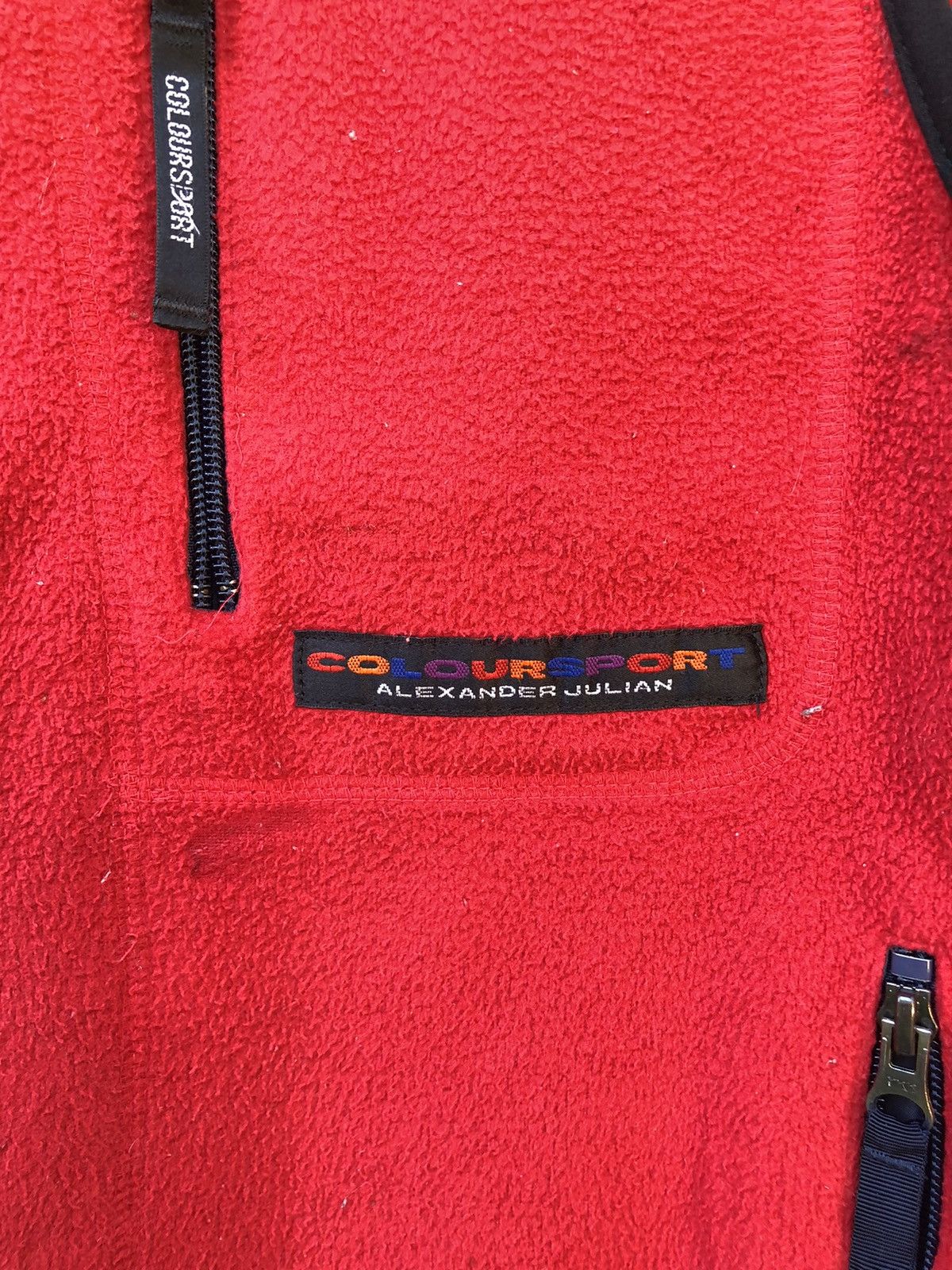Alexander Julian Alexander Julian Coloursport Fleece Vest Jacket Size US L / EU 52-54 / 3 - 4 Thumbnail