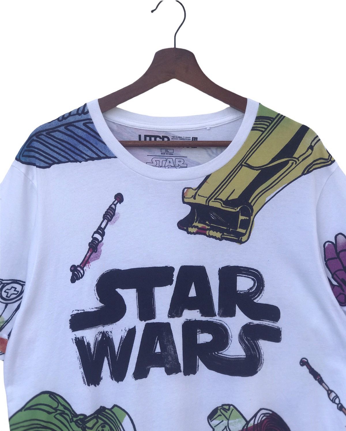 Star Wars × Uniqlo Star Wars UTGP 2015 T-Shirt Size US L / EU 52-54 / 3 - 3 Thumbnail