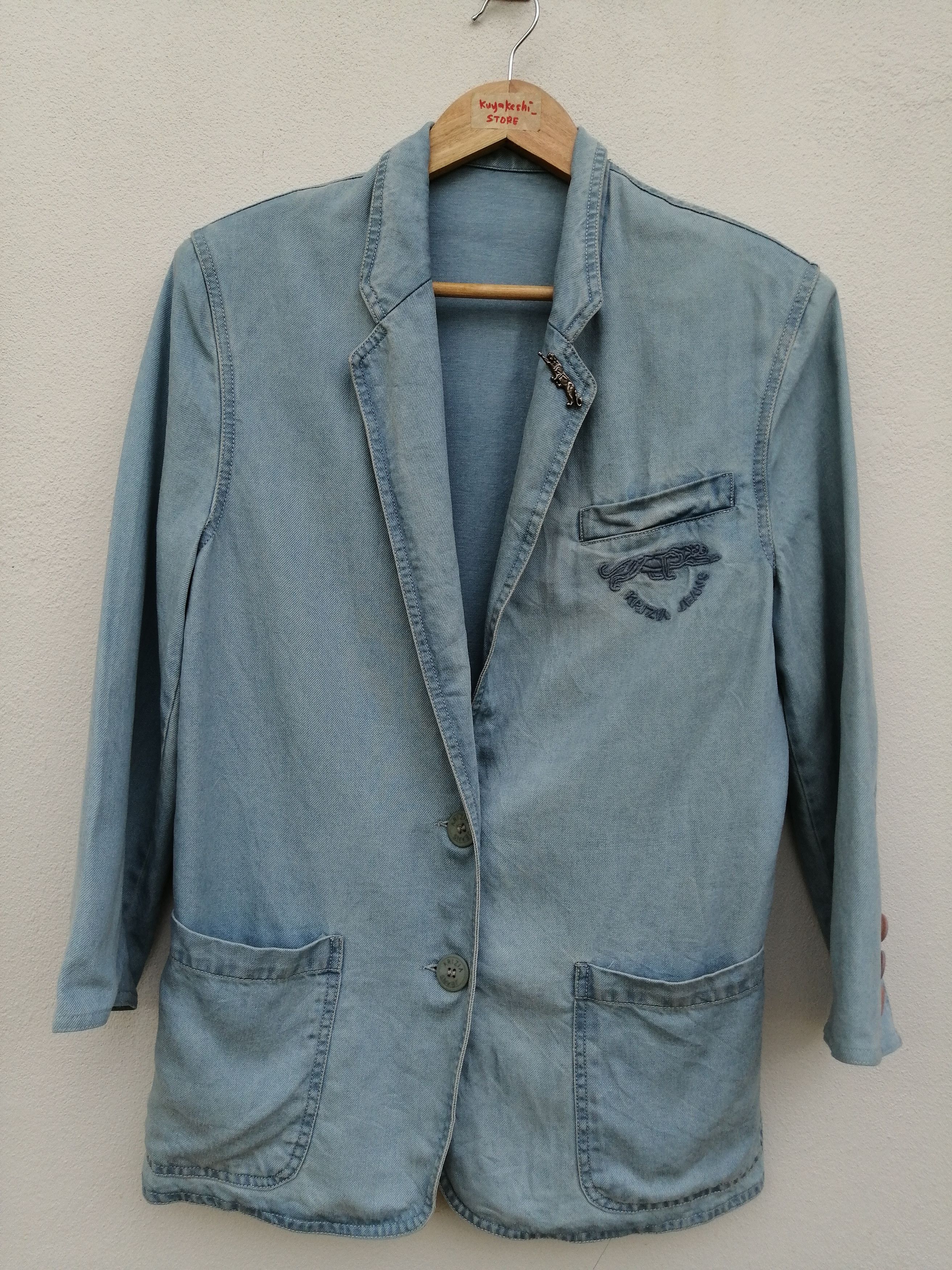Krizia Uomo Krizia Jacket / Blazer Jeans Size US M / EU 48-50 / 2 - 1 Thumbnail