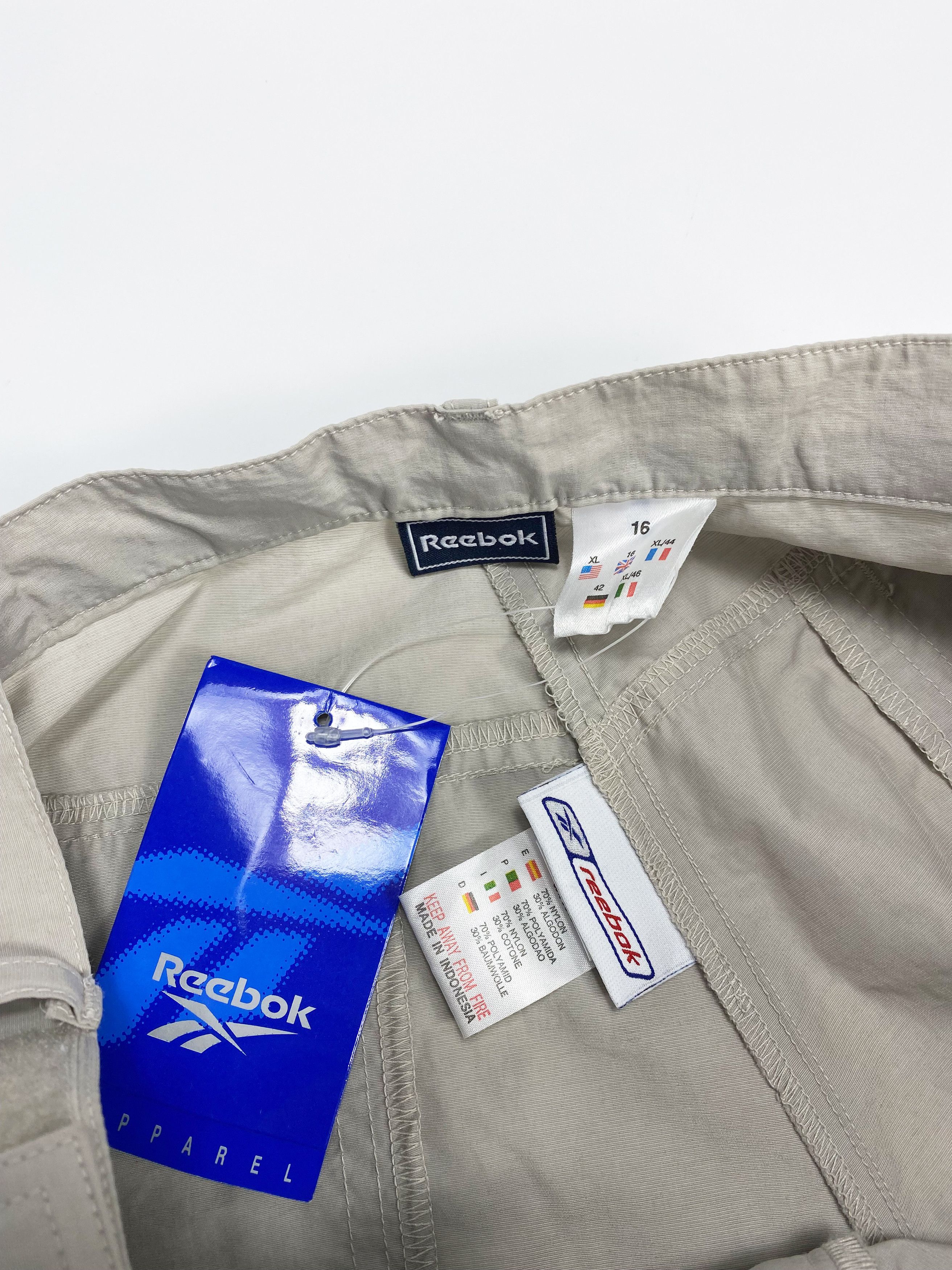 Reebok × Vintage Reebok 00s Vintage Deadstock Nylon Relaxed Pants Size US 34 / EU 50 - 7 Thumbnail