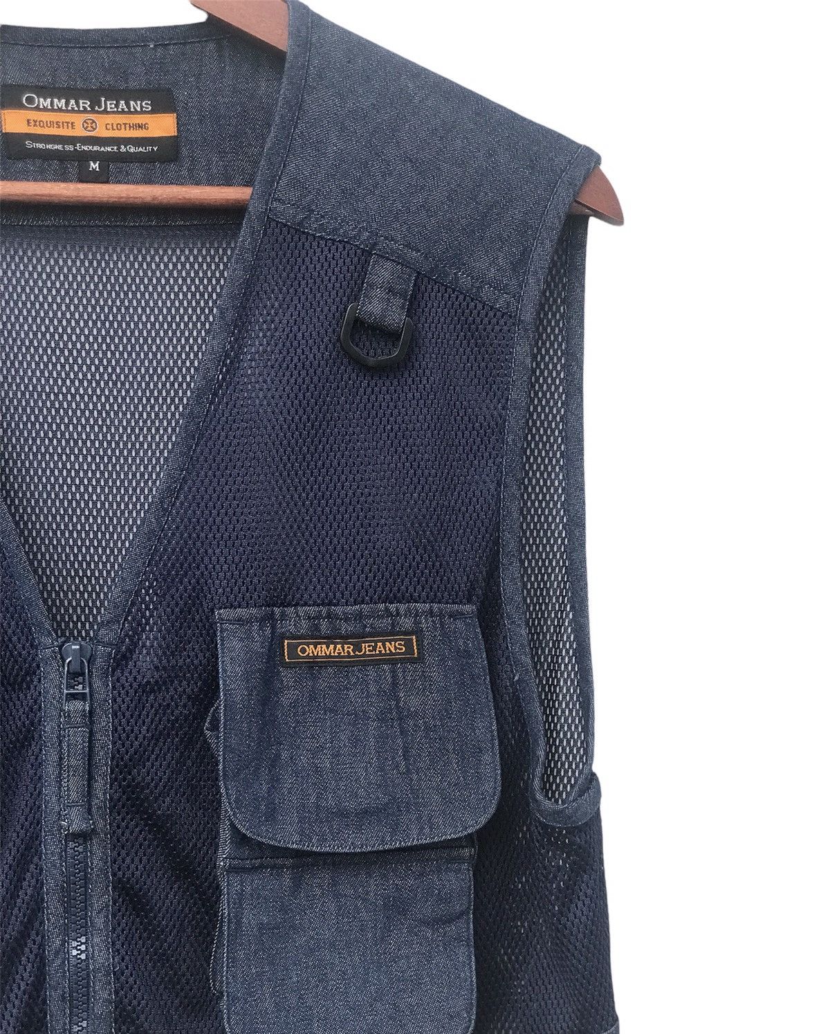 Japanese Brand Ommar Jeans Denim Vest Size US S / EU 44-46 / 1 - 4 Thumbnail