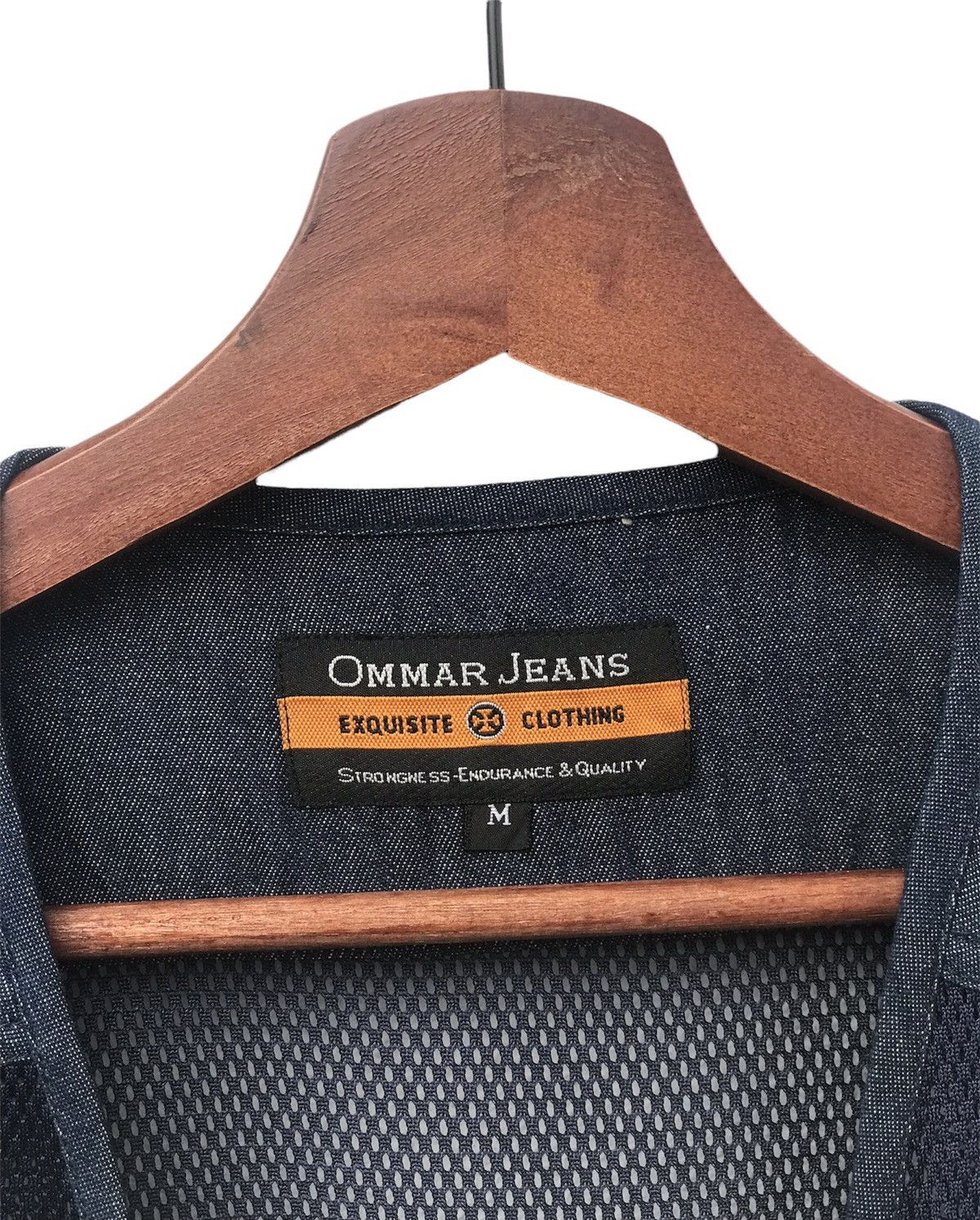 Japanese Brand Ommar Jeans Denim Vest Size US S / EU 44-46 / 1 - 7 Thumbnail