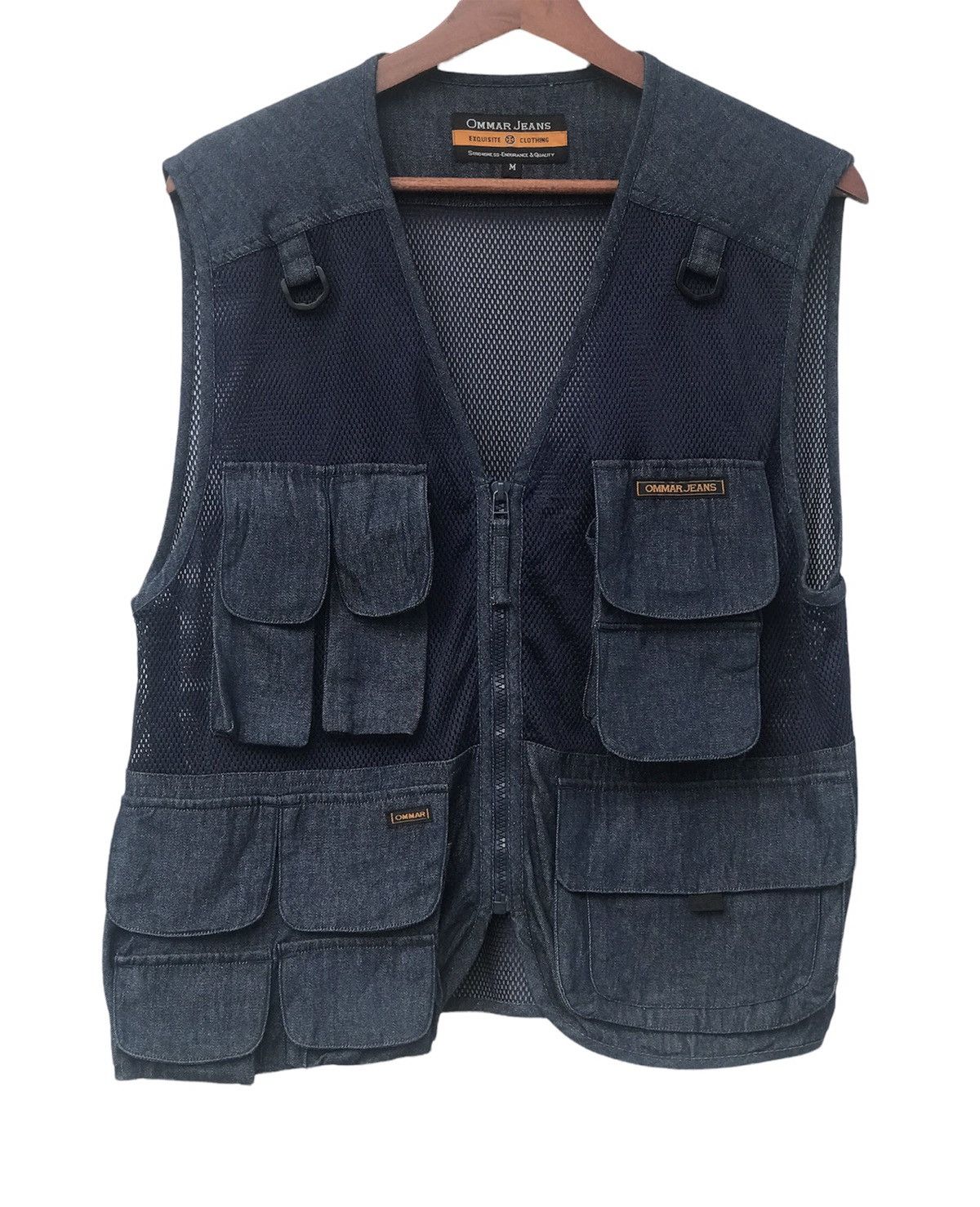 Japanese Brand Ommar Jeans Denim Vest Size US S / EU 44-46 / 1 - 1 Thumbnail