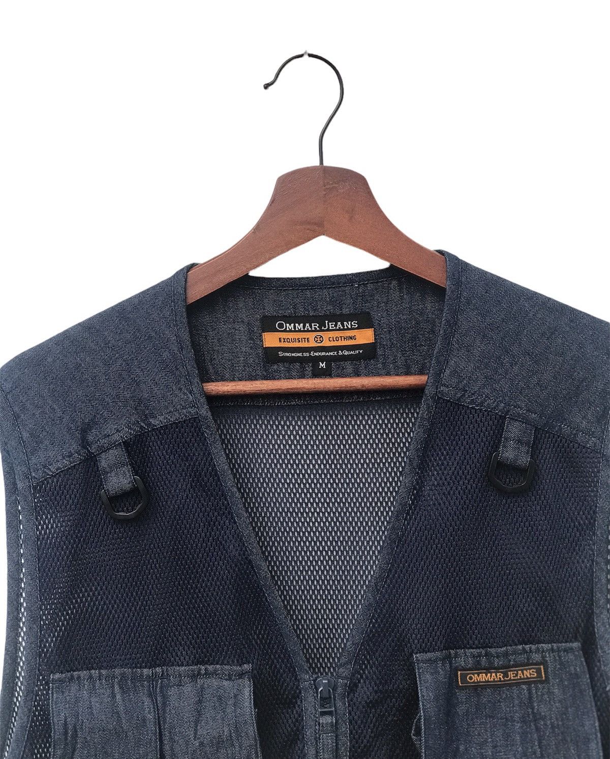 Japanese Brand Ommar Jeans Denim Vest Size US S / EU 44-46 / 1 - 2 Thumbnail