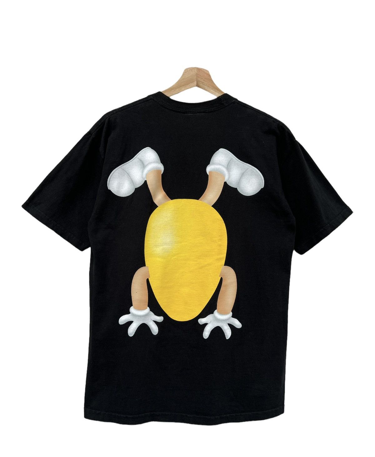 Cartoon Network × Vintage M&Ms Yellow Upside Down Mirror Tee Shirt Size US S / EU 44-46 / 1 - 5 Thumbnail