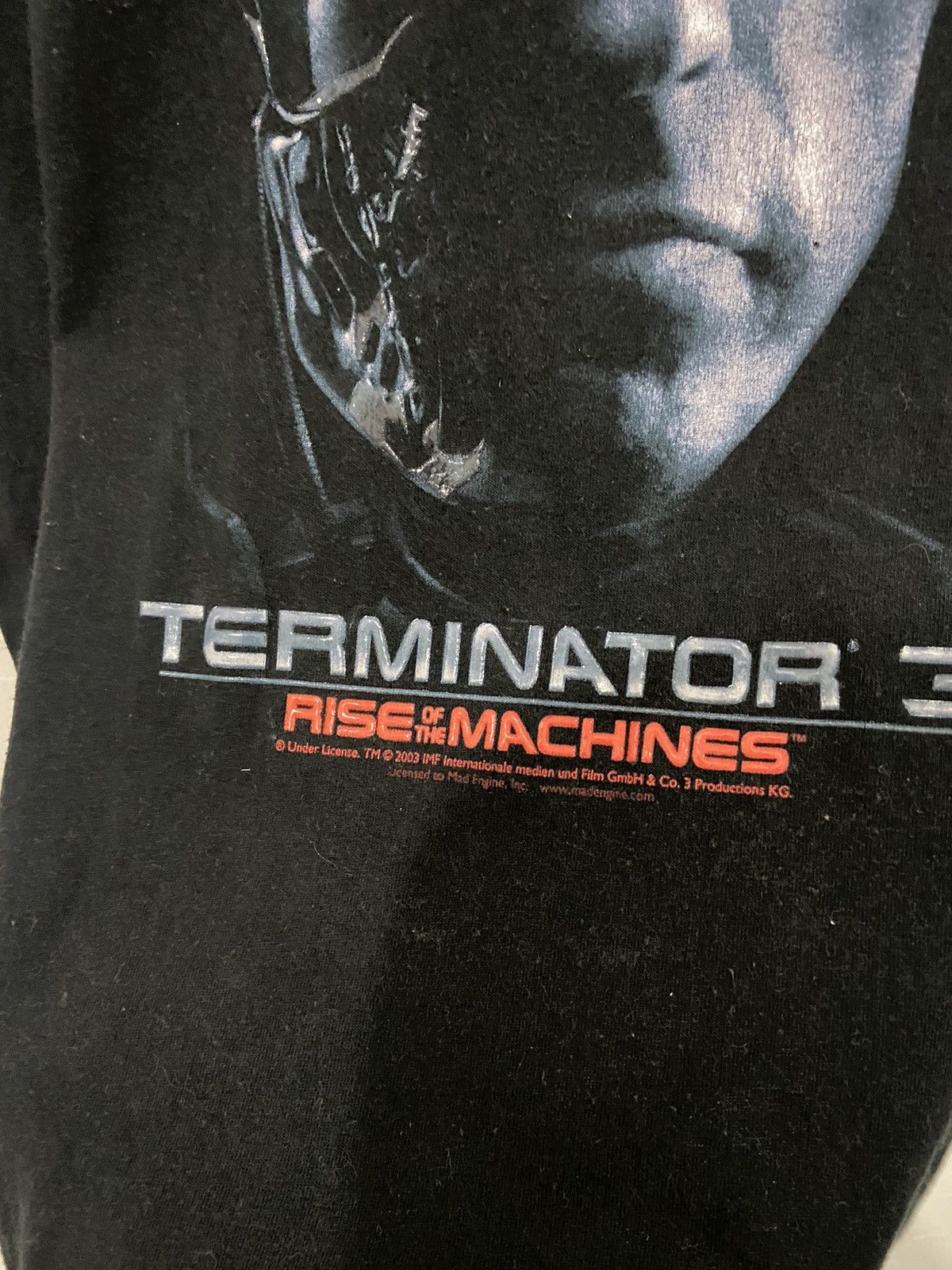 Vintage Vintage Terminator 3 Rise Of The Machines Promo Tee Size US L / EU 52-54 / 3 - 5 Thumbnail