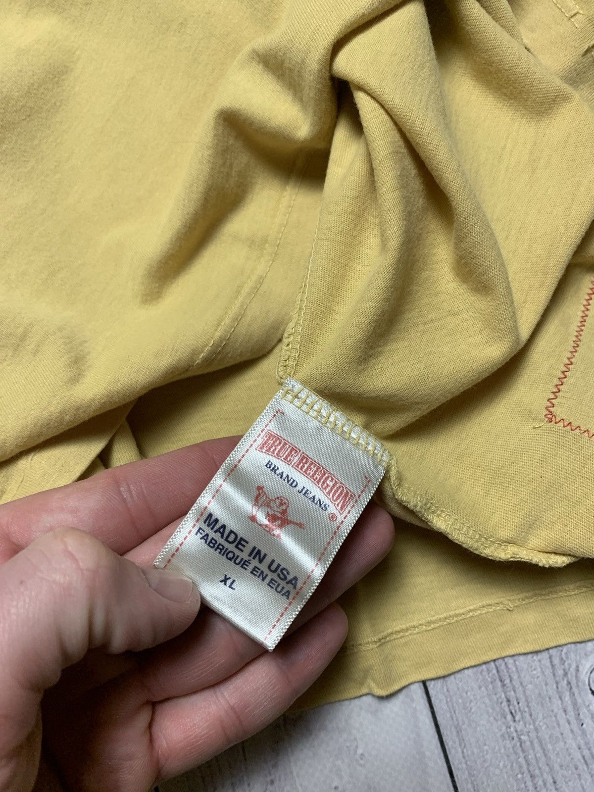Japanese Brand × True Religion × Vintage Vintage True Religion tee big logo size XL Size US XL / EU 56 / 4 - 6 Thumbnail