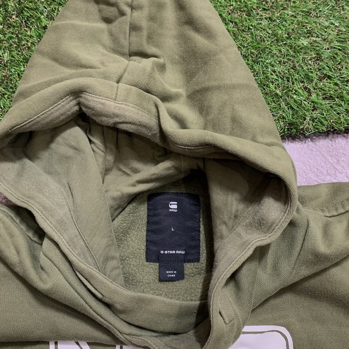 Vintage Vintage Y2K G Star Raw Logo Hoodie Khaki Streetwear Slim L Size US L / EU 52-54 / 3 - 5 Thumbnail