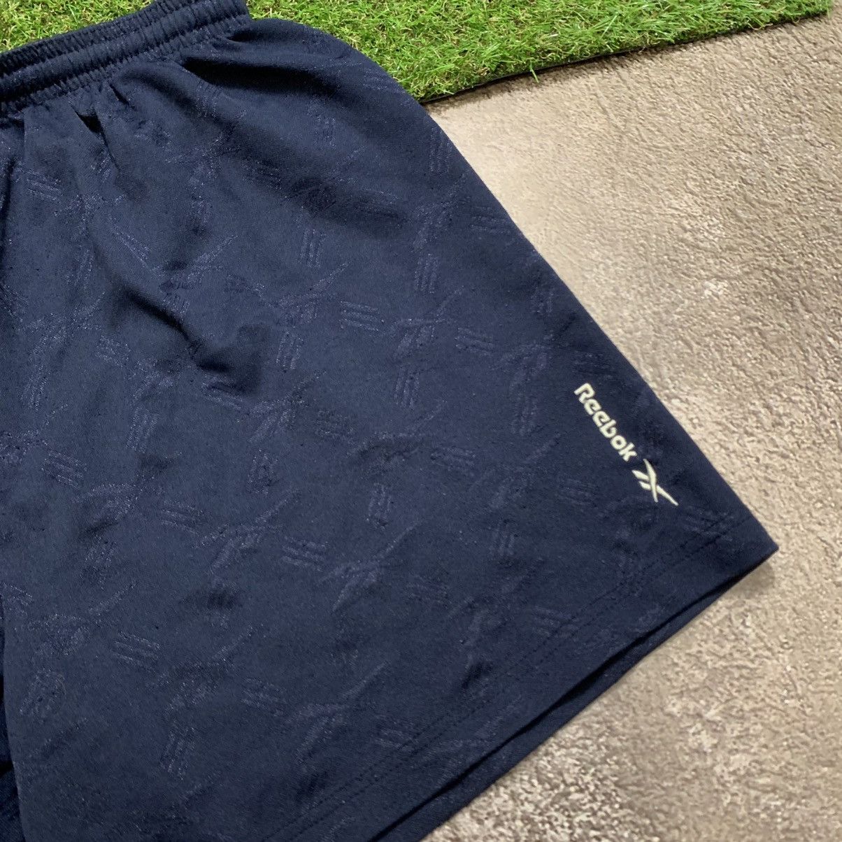 Vintage Vintage Reebok Y2K Baggy Shorts Streetwear Skate Navy 34 Size US 34 / EU 50 - 4 Thumbnail