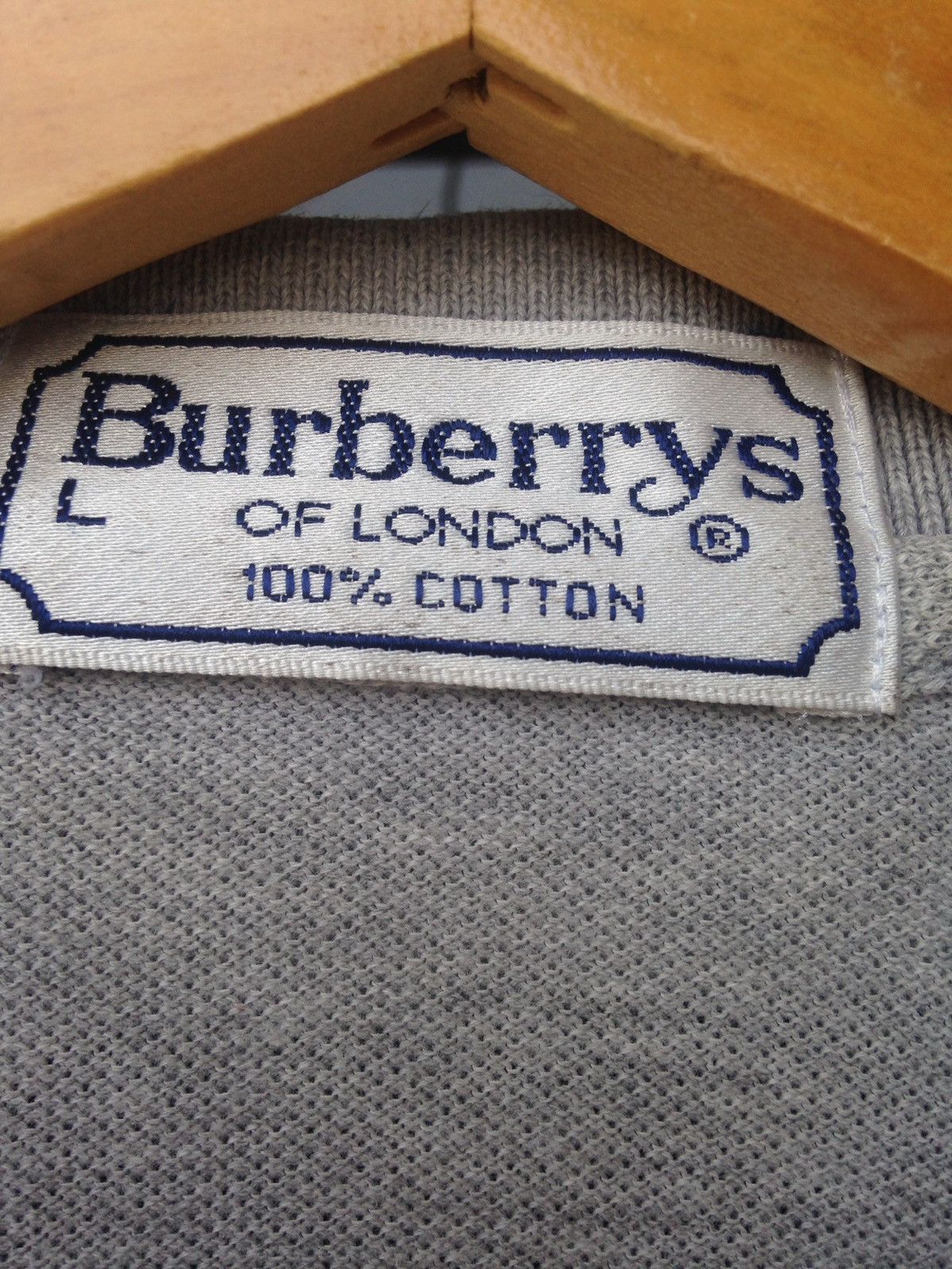 Burberry × Vintage Vintage Burberry Tshirt Size US L / EU 52-54 / 3 - 4 Thumbnail