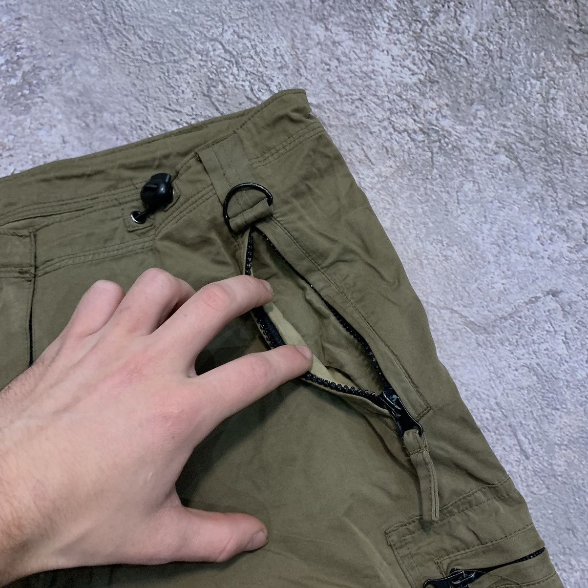 Vintage Vintage 90s Baggy Cargo Pants Distressed Streetwear Y2K 30 Size 30" / US 8 / IT 44 - 5 Thumbnail